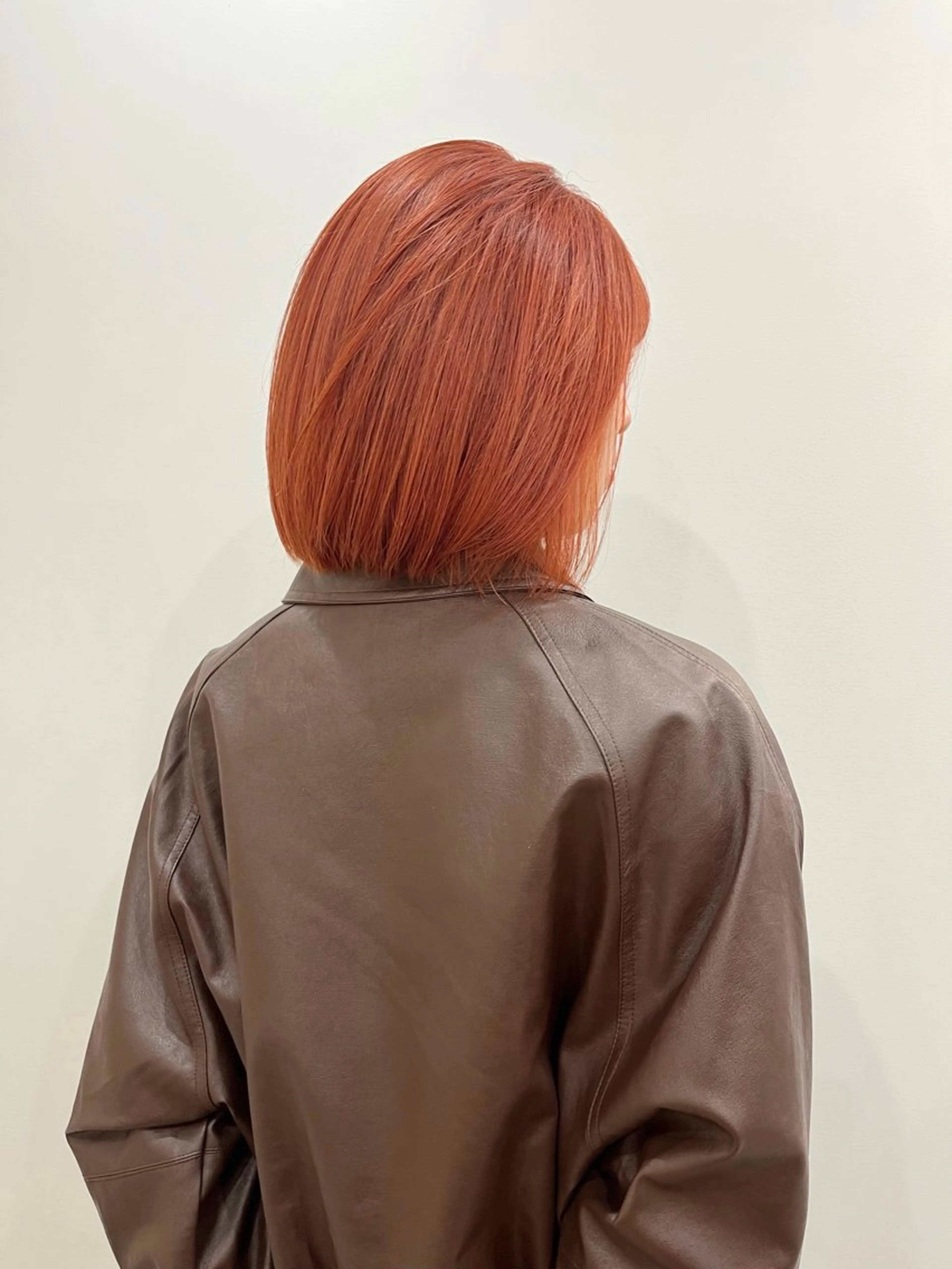 ミディアム カラー ヘアカラー 新井 楓梨のヘアスタイル
