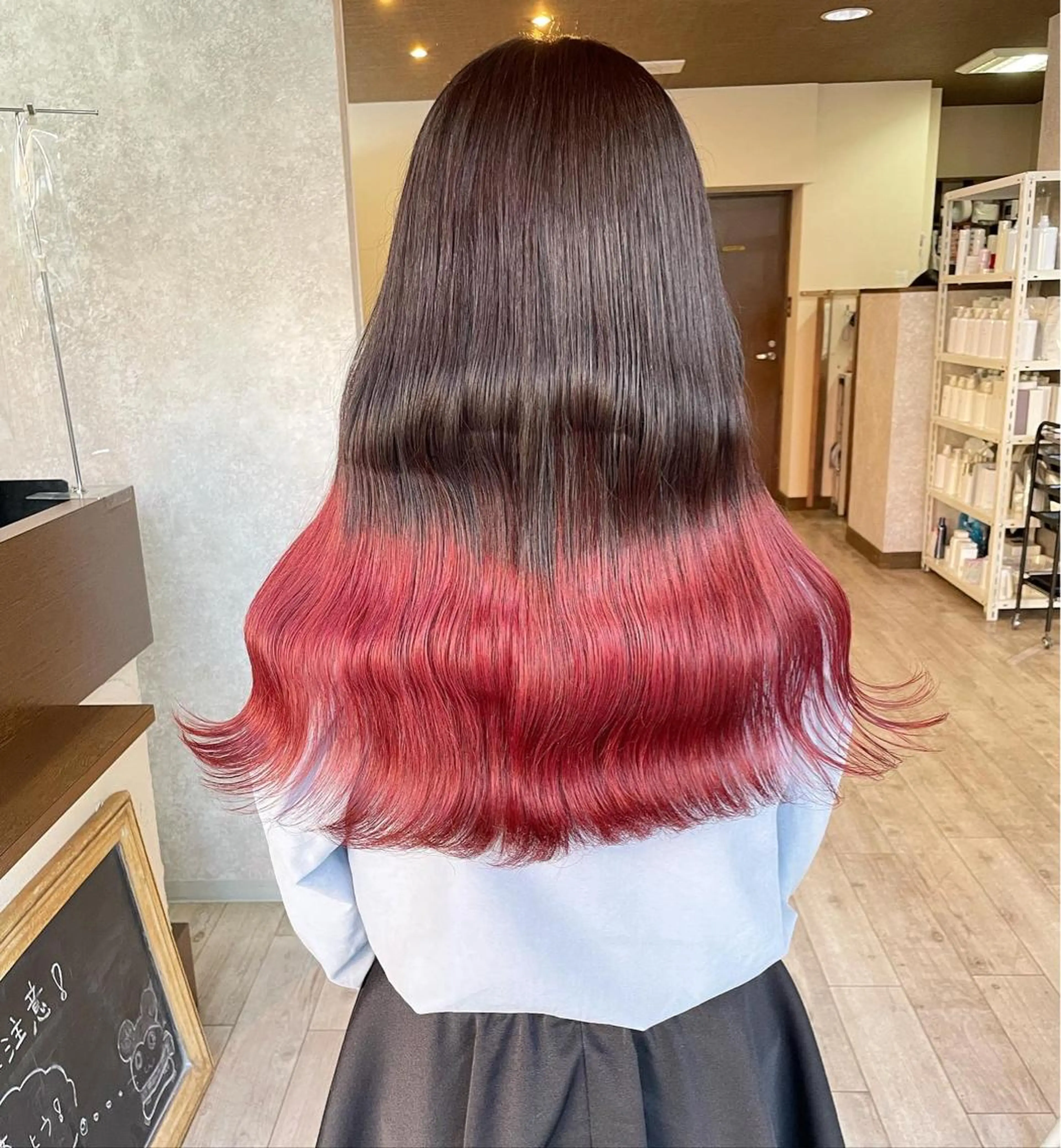 セミロング カラー インナーカラー 🫧ヒシダアキ taboo.i🫧のヘアスタイル