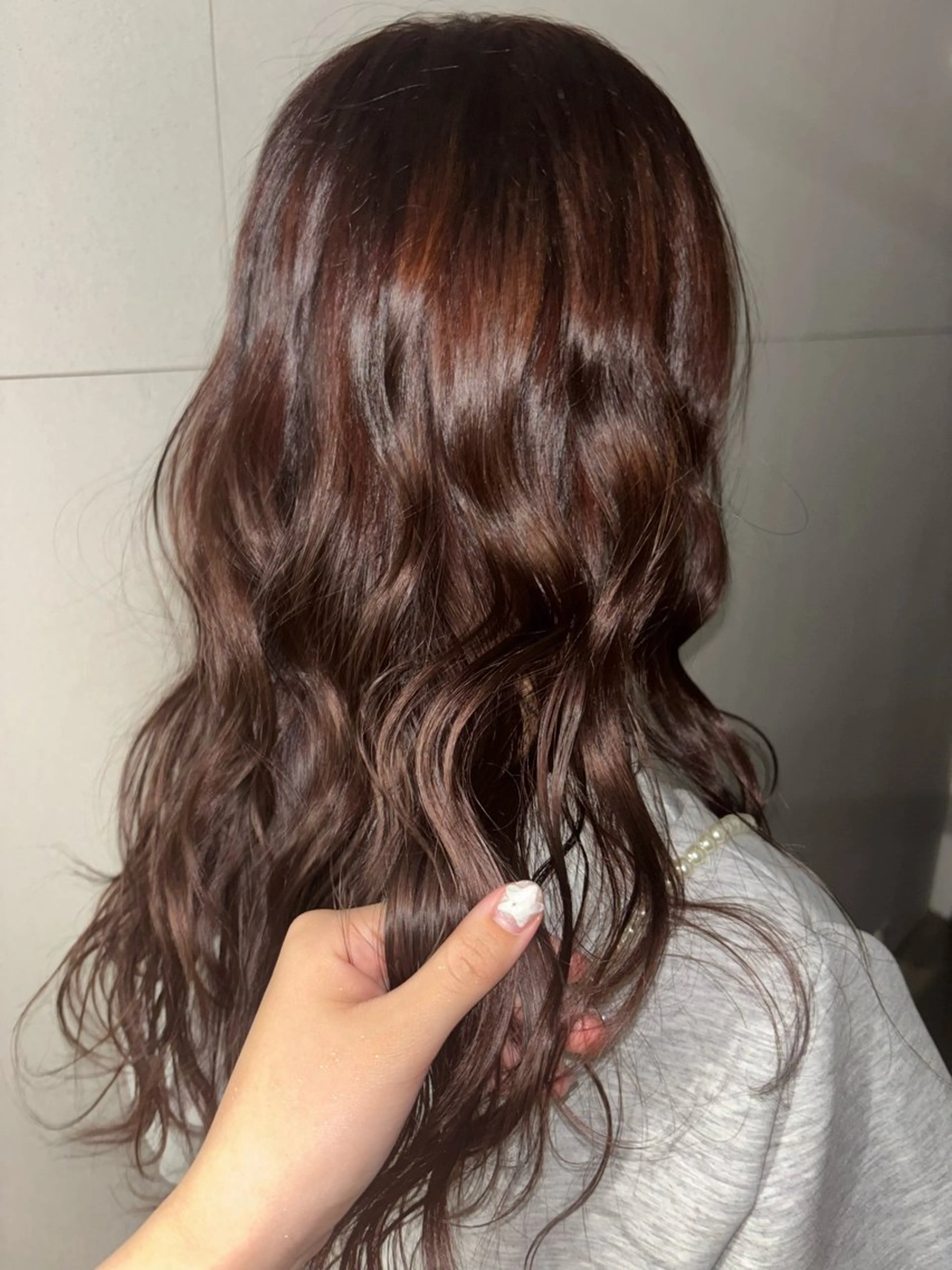 ロング カラー ピンクカラー トリートメント ヘアカラー 【eim】小塚 玲奈のヘアスタイル