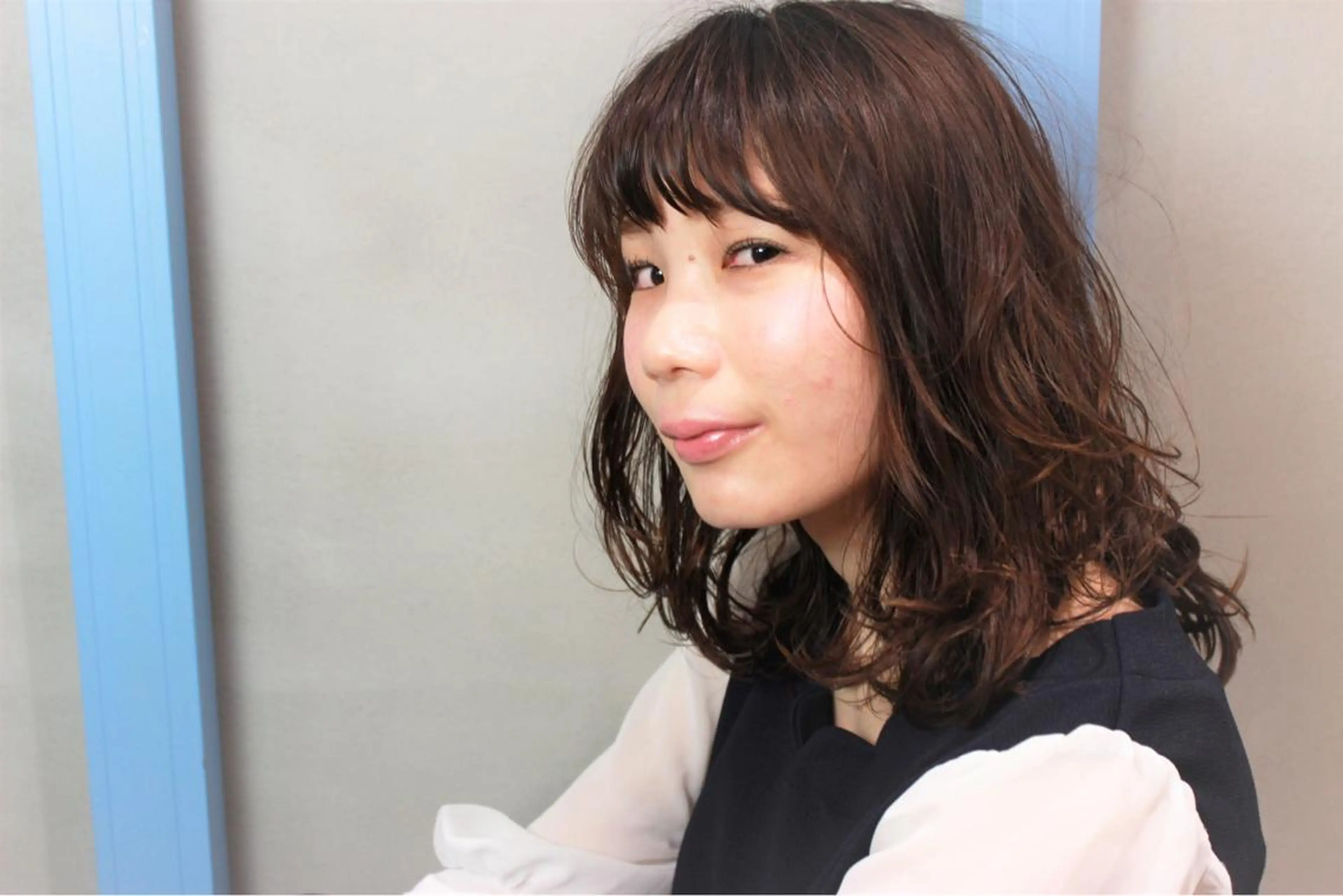 ミディアム カット トリートメント 所渉/韓国レイヤー /ウルフカットのヘアスタイル