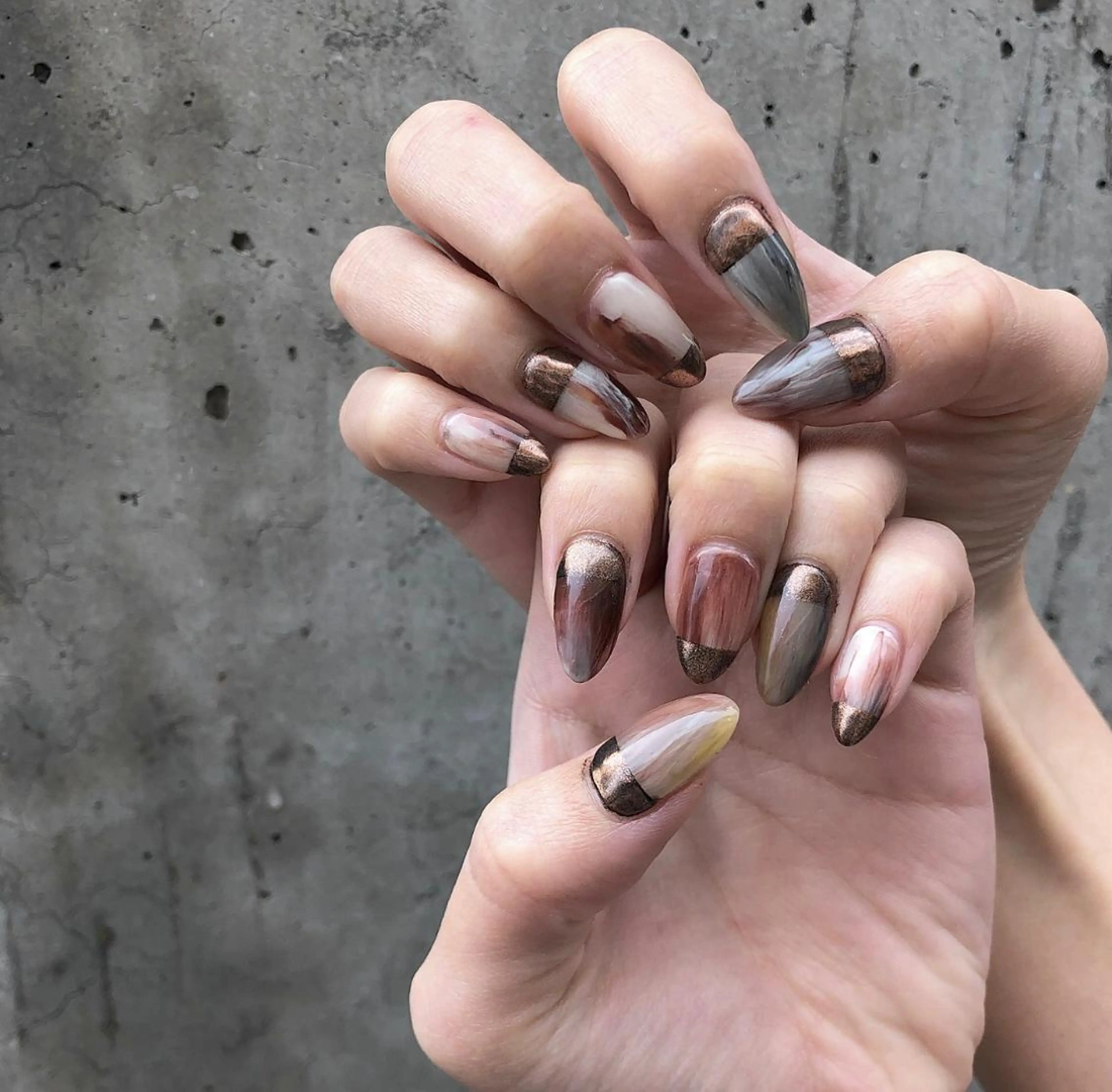 ネイル ニュアンスネイル nail salon granveilのネイルデザイン