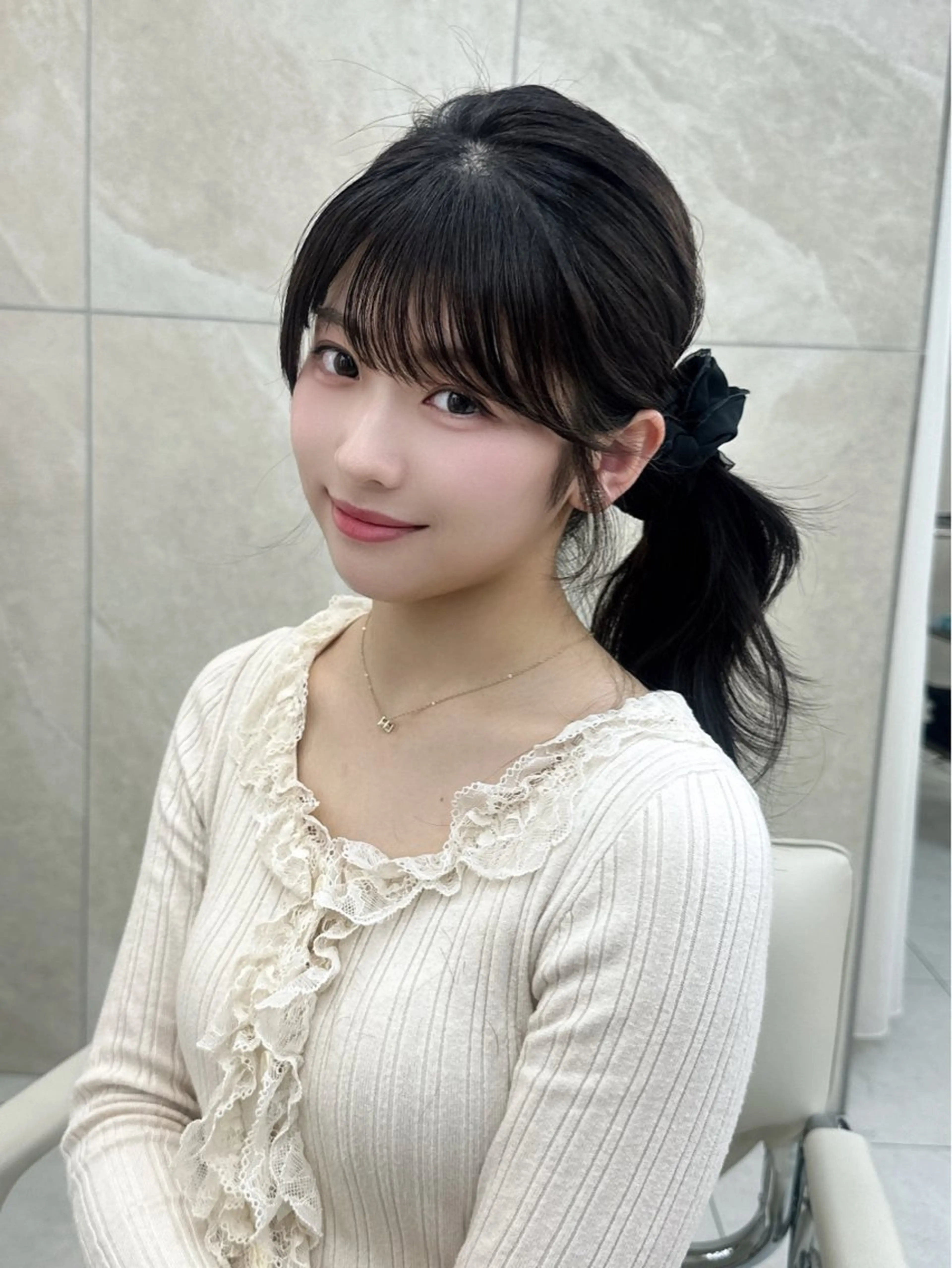 ロング 中村 紅葉のヘアスタイル