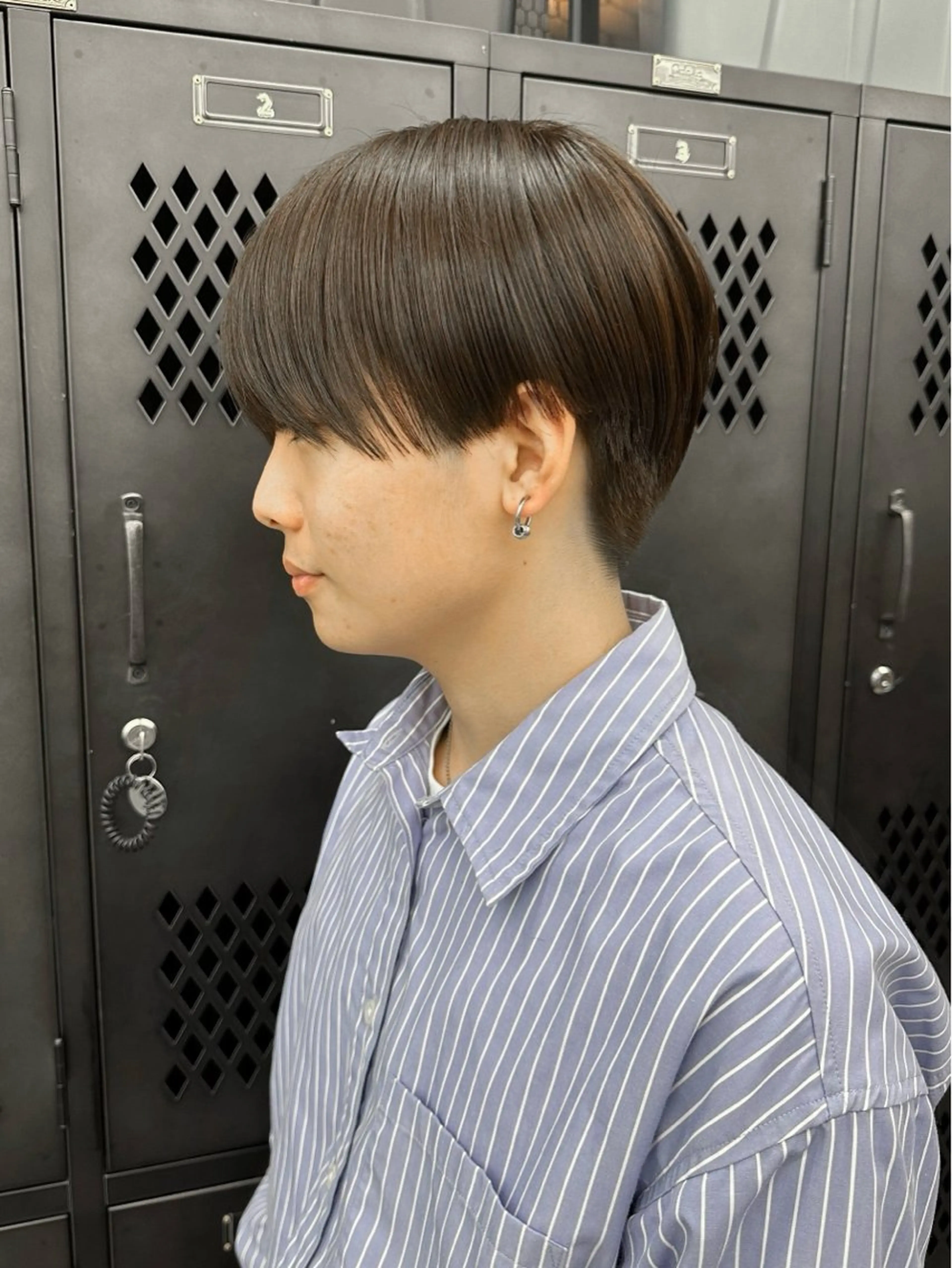 ショート カラー メンズ マッシュ シースルーマッシュ メンズ特化 🦋KANOKO🦋のヘアスタイル