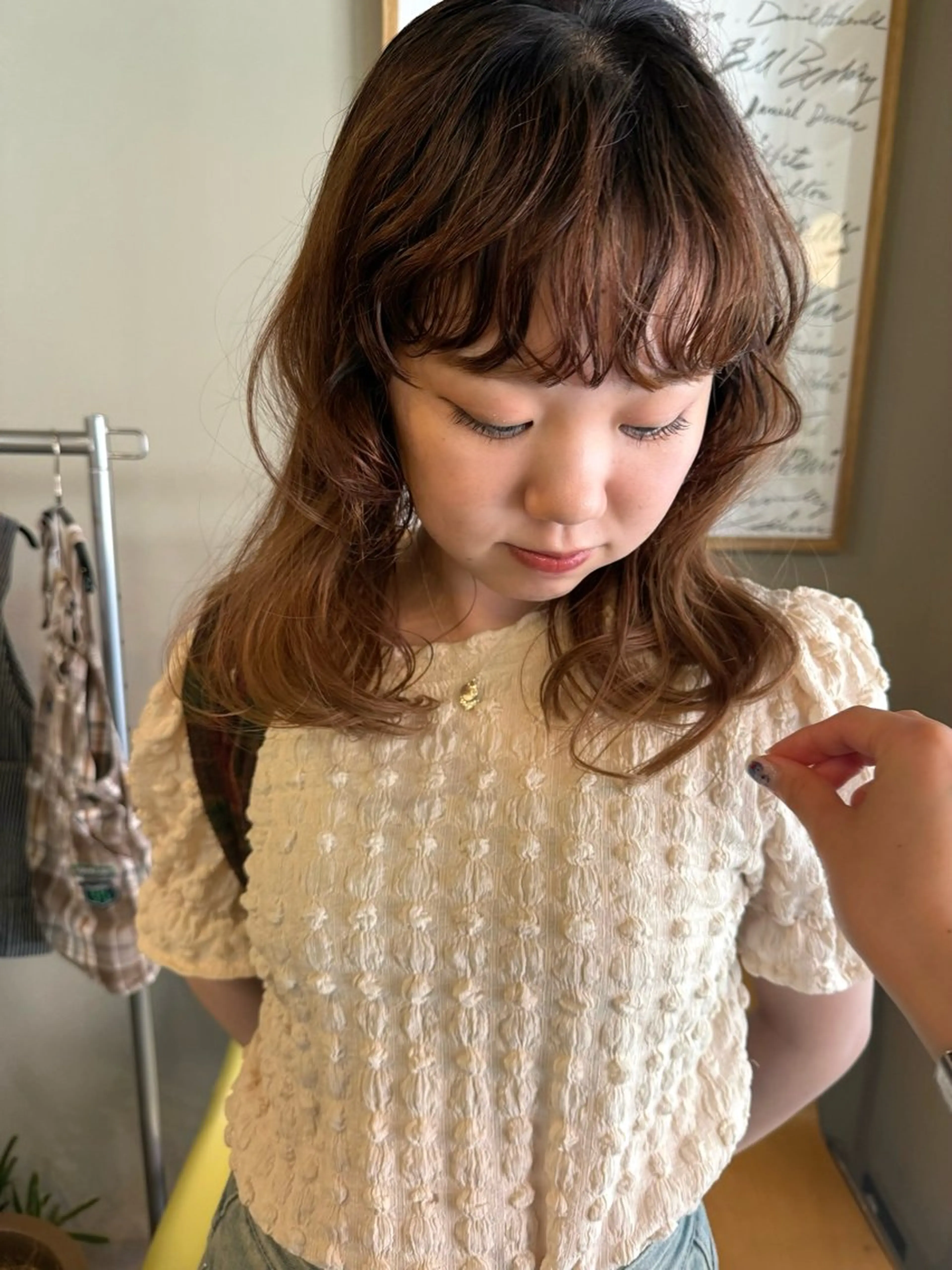 ミディアム パーマ ミディアムパーマ ショート/パーマ /muku サリのヘアスタイル