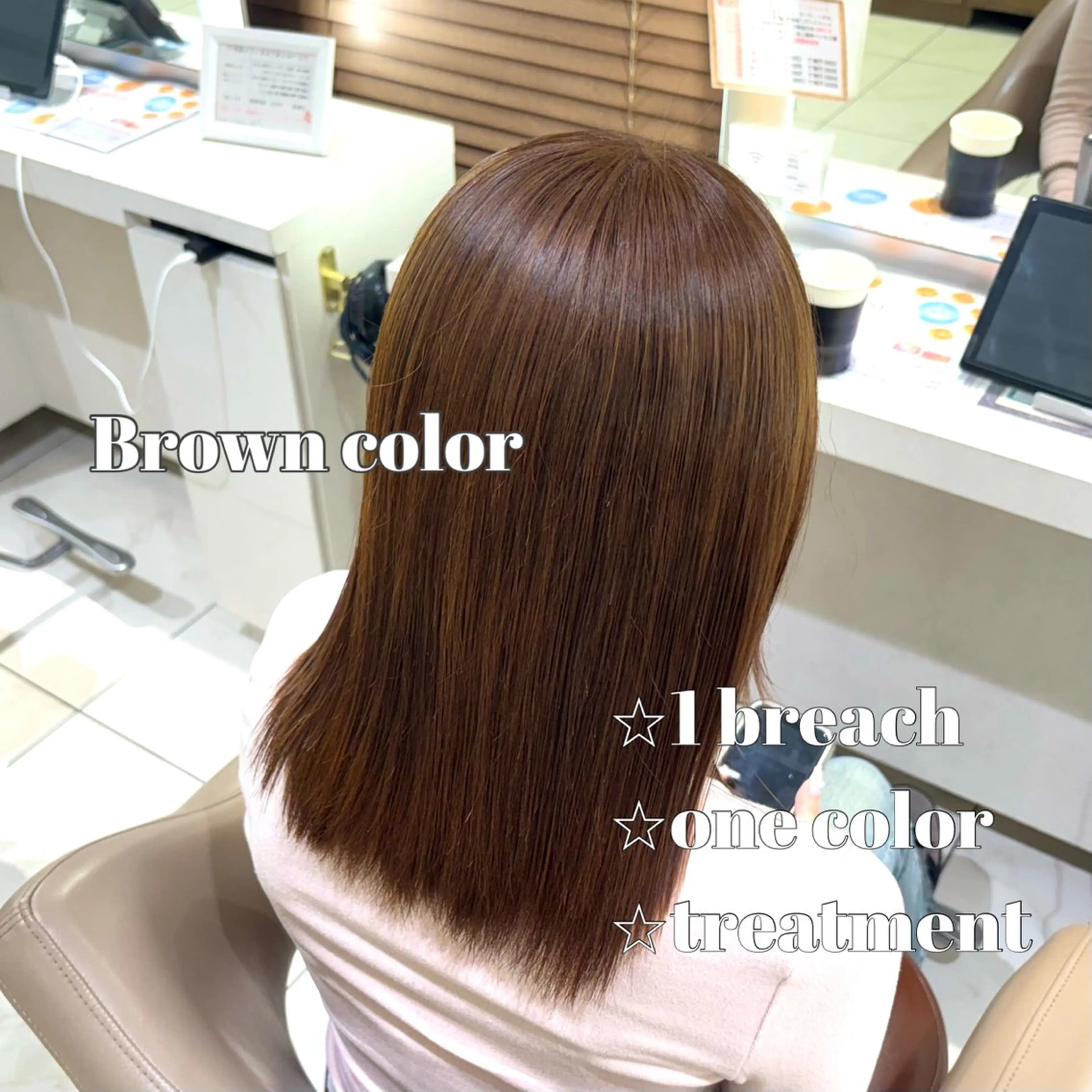 カラー ヘアカラー 渡邊楓果／髪質改善 ブリーチ/カラーのヘアスタイル