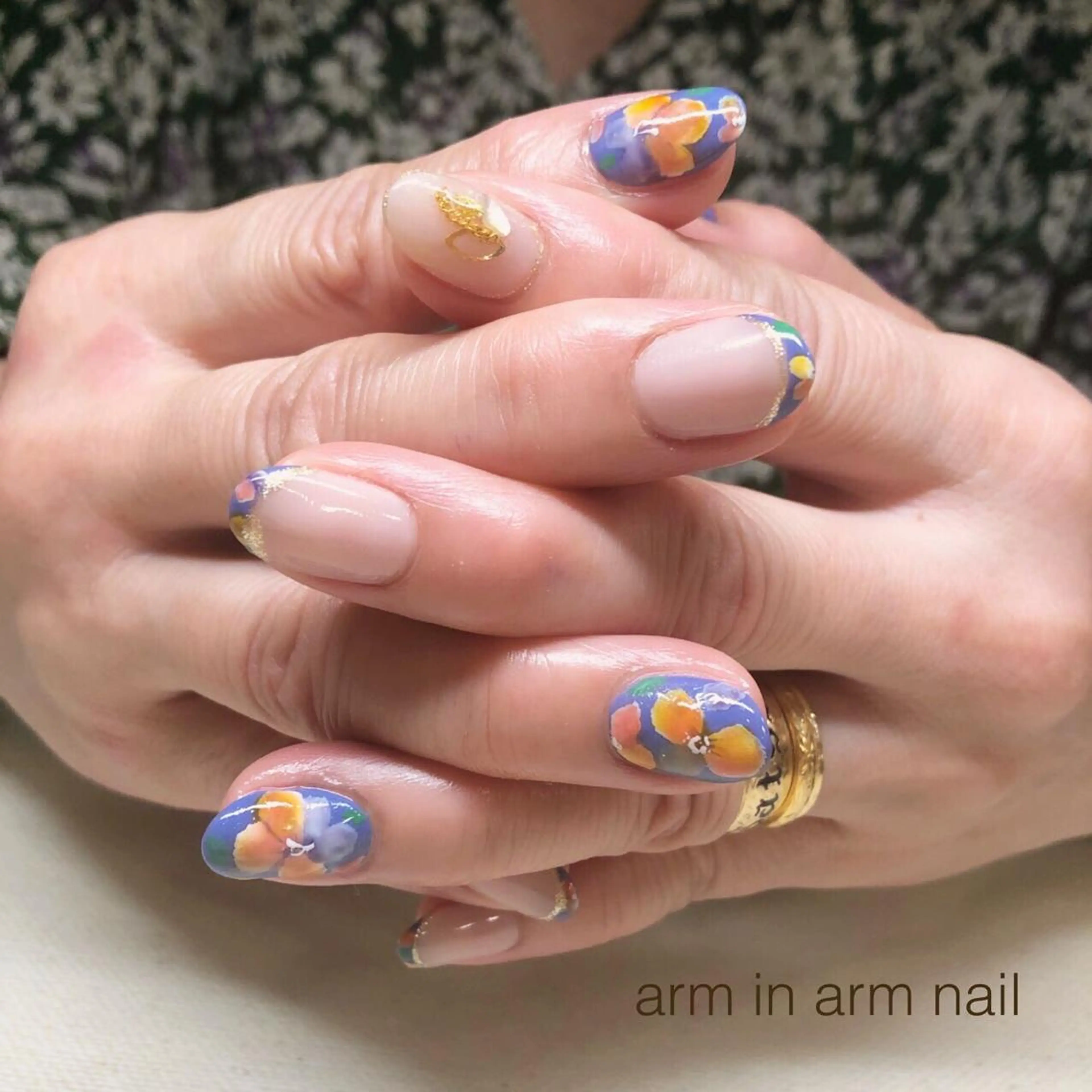 ネイル arm in arm ︎✿Yamamotoのマツエク・マツパデザイン