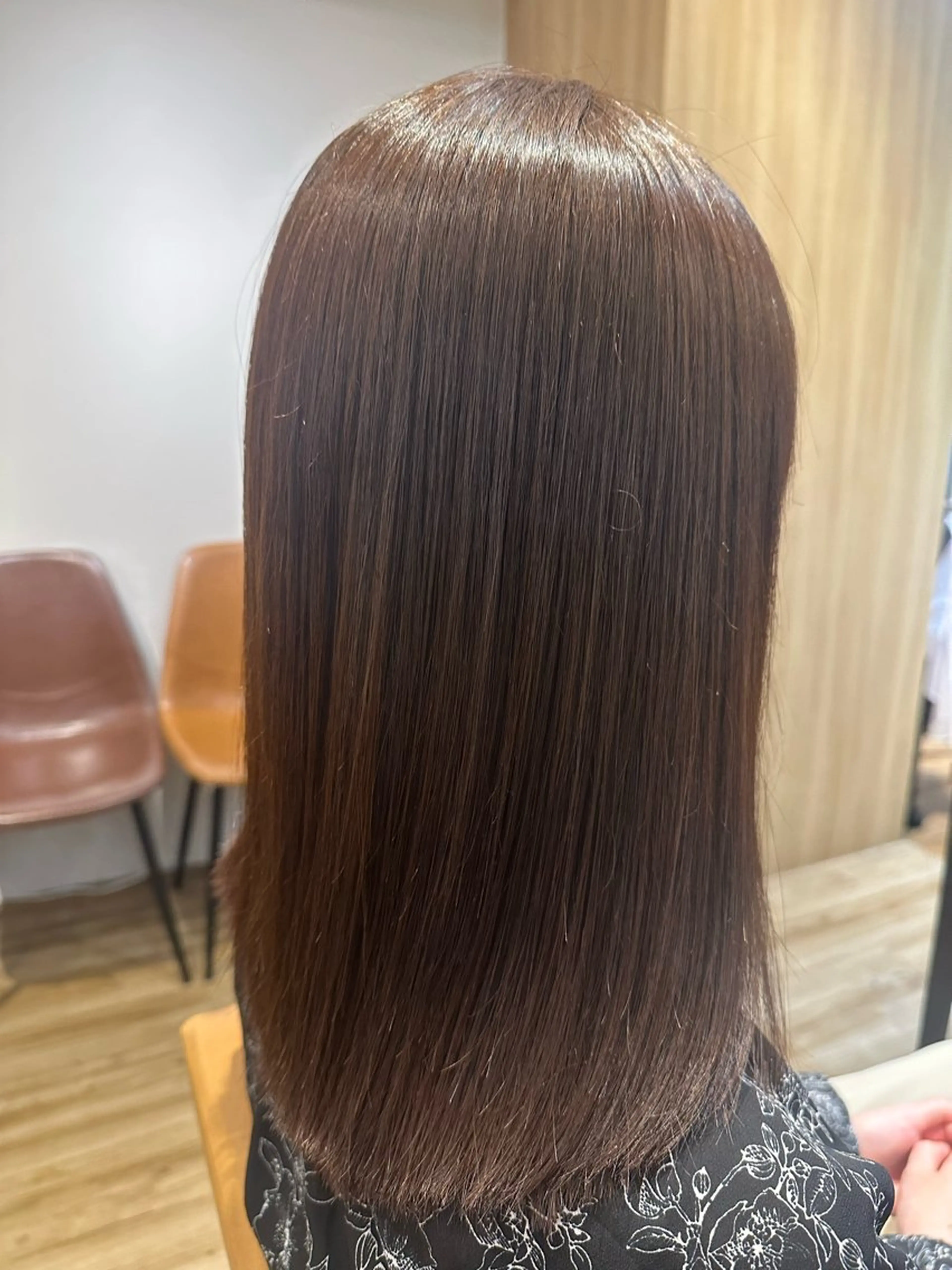 ミディアム カラー パーマ カット ヘアカラー 縮毛矯正 トリートメント ✨✂️Nori ✂️✨のヘアスタイル
