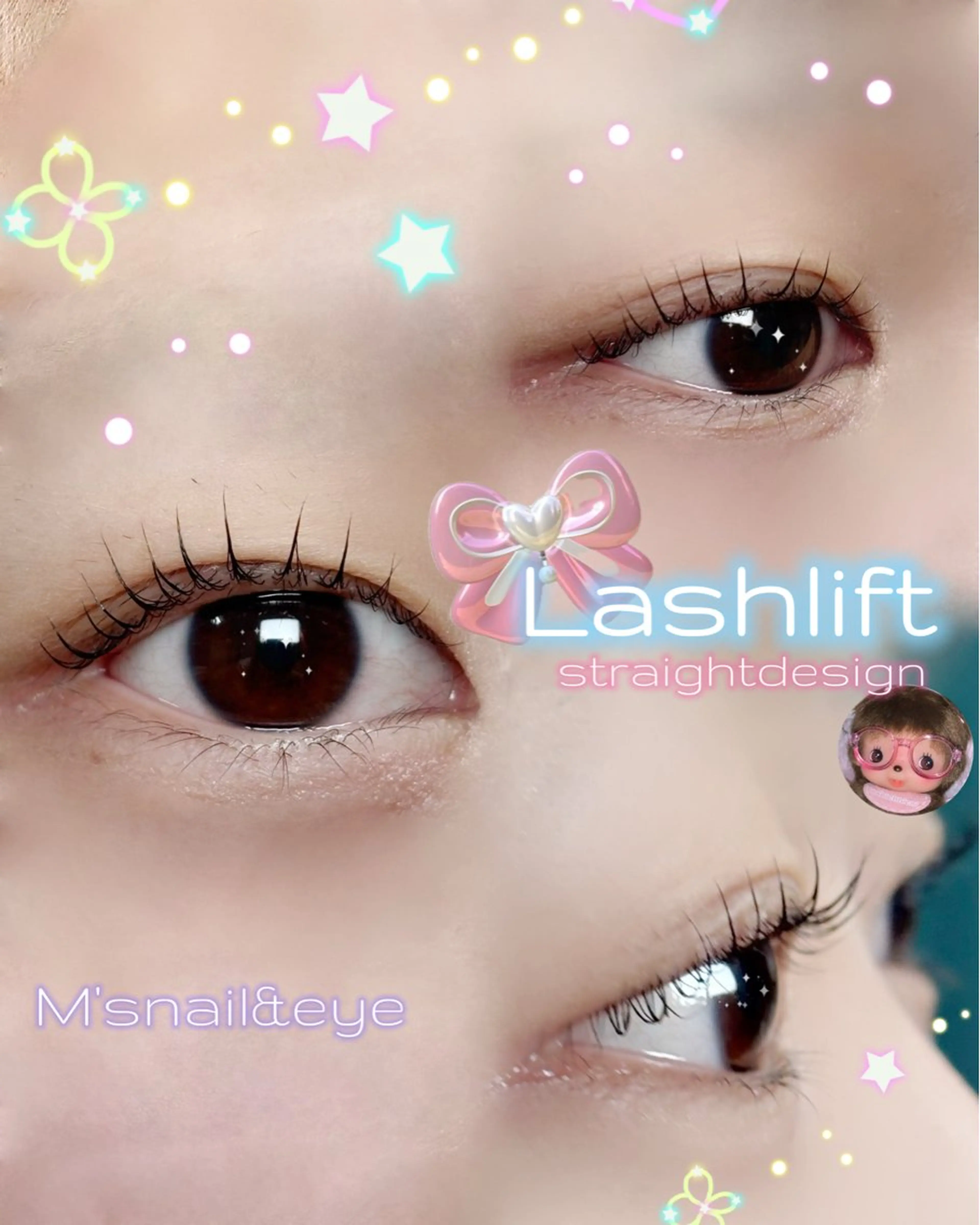 マツエク・マツパ かりん 🧸💙のマツエク・マツパデザイン