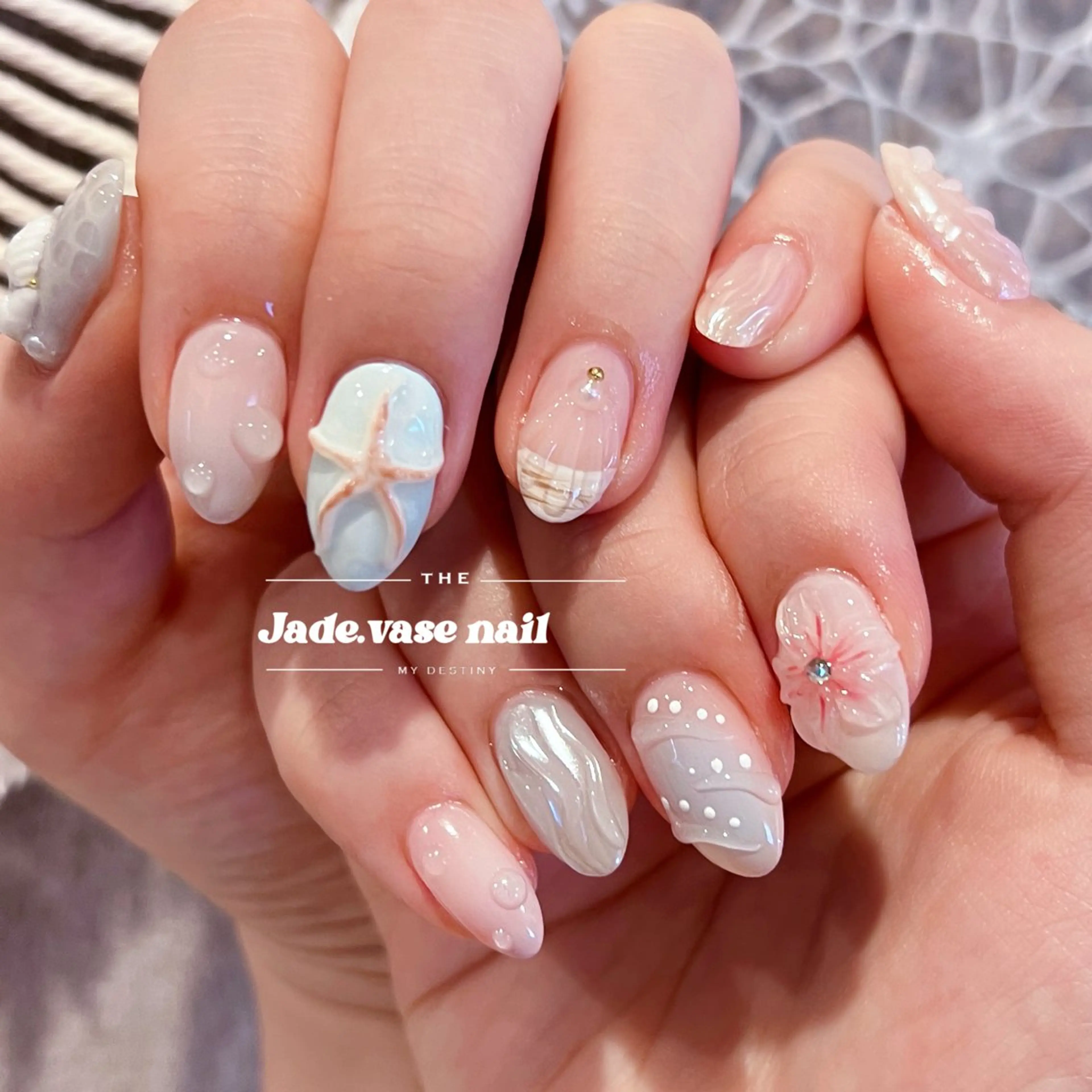 ネイル ハンドネイル ✰Jade.vase 银座のネイルデザイン