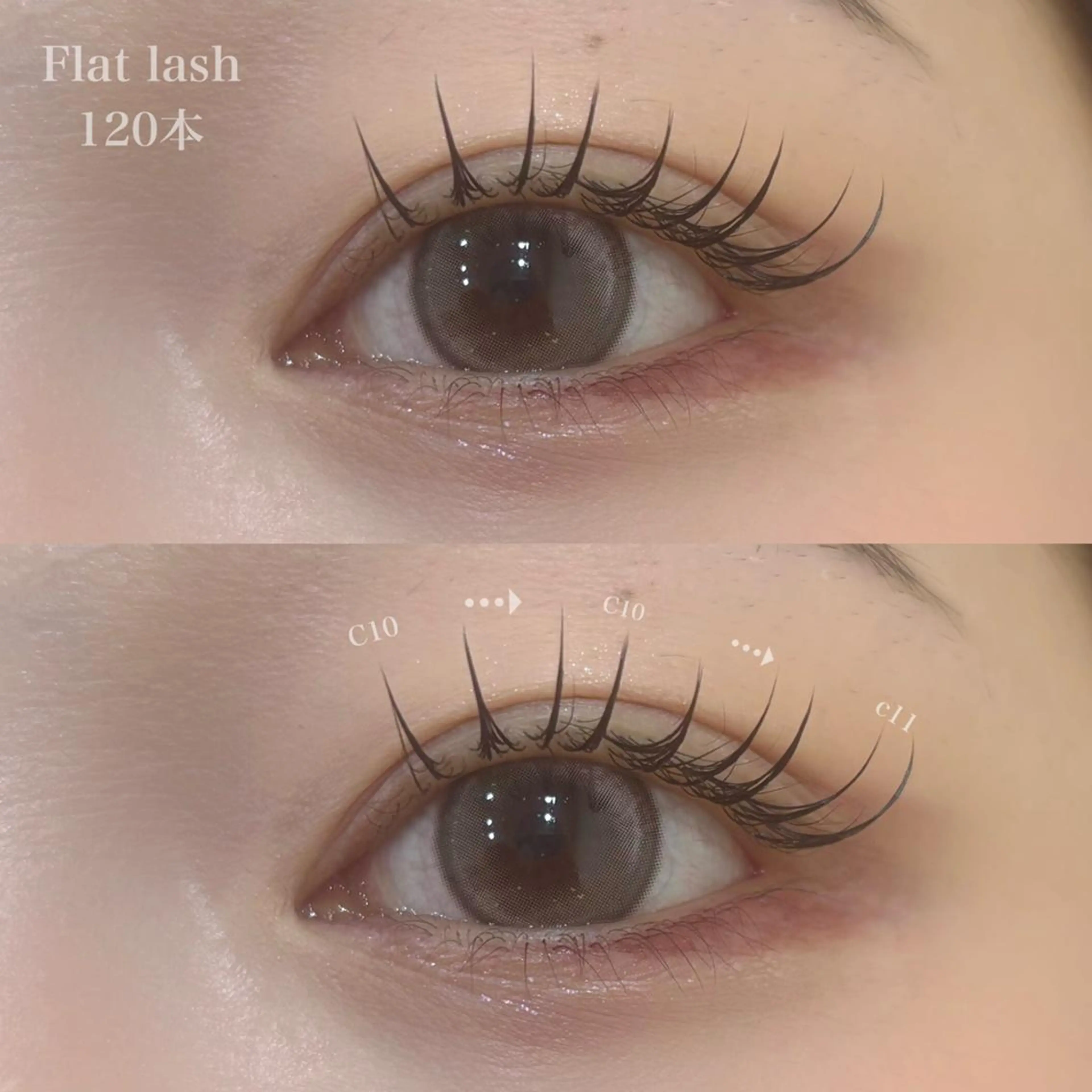 マツエク・マツパ glee 川口駅前店のマツエク・マツパデザイン