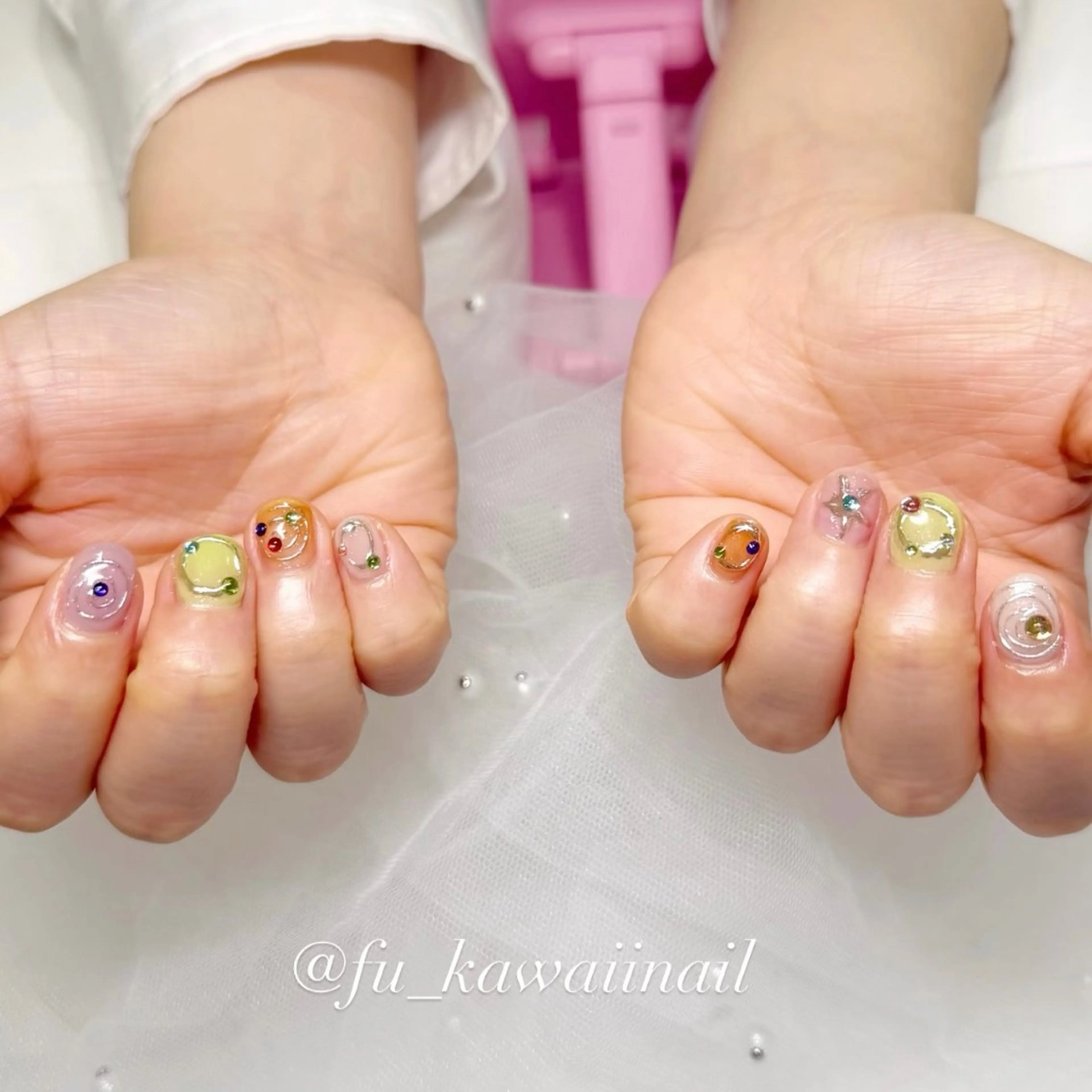 ネイル ハンドネイル 🪞ヤギフウカ🪞 渋谷ネイルのネイルデザイン
