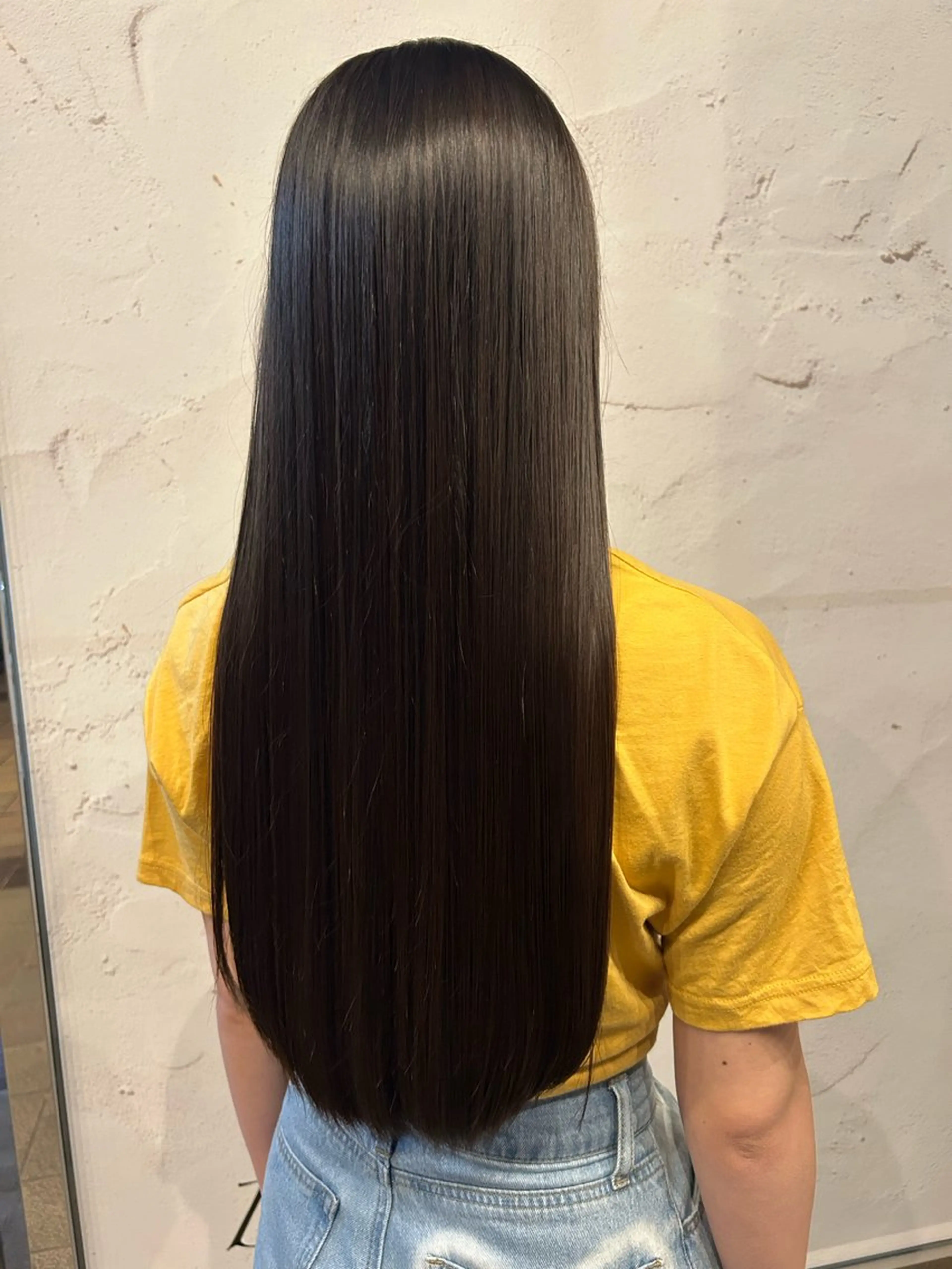 ロング パーマ 髪質改善 ストレートパーマ カット 縮毛矯正 桜田 修未のヘアスタイル