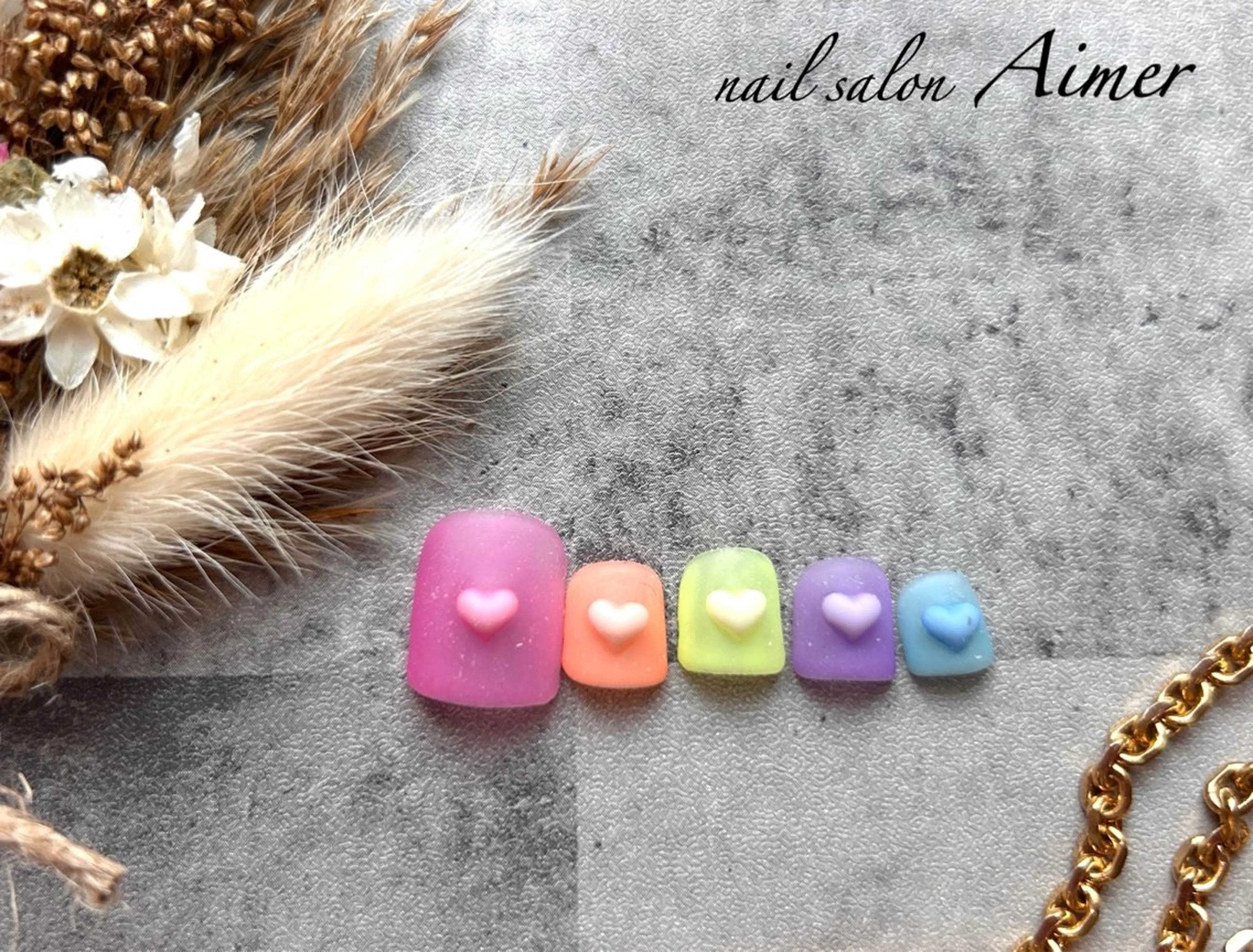 ネイル フットネイル nail salon Aimerのネイルデザイン