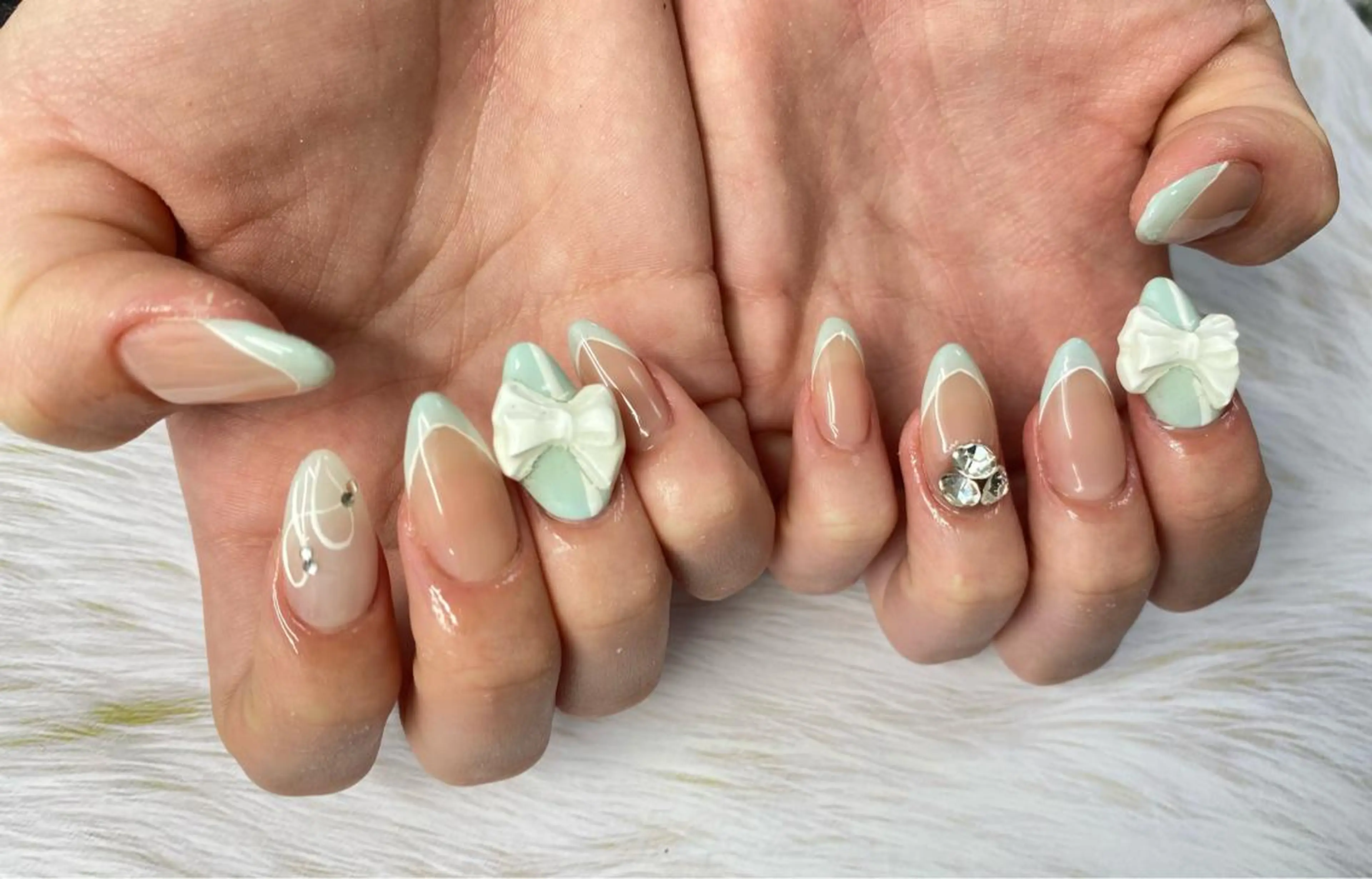 ネイル ハンドネイル Mana‪ ‪·͜· ❤︎‬のネイルデザイン