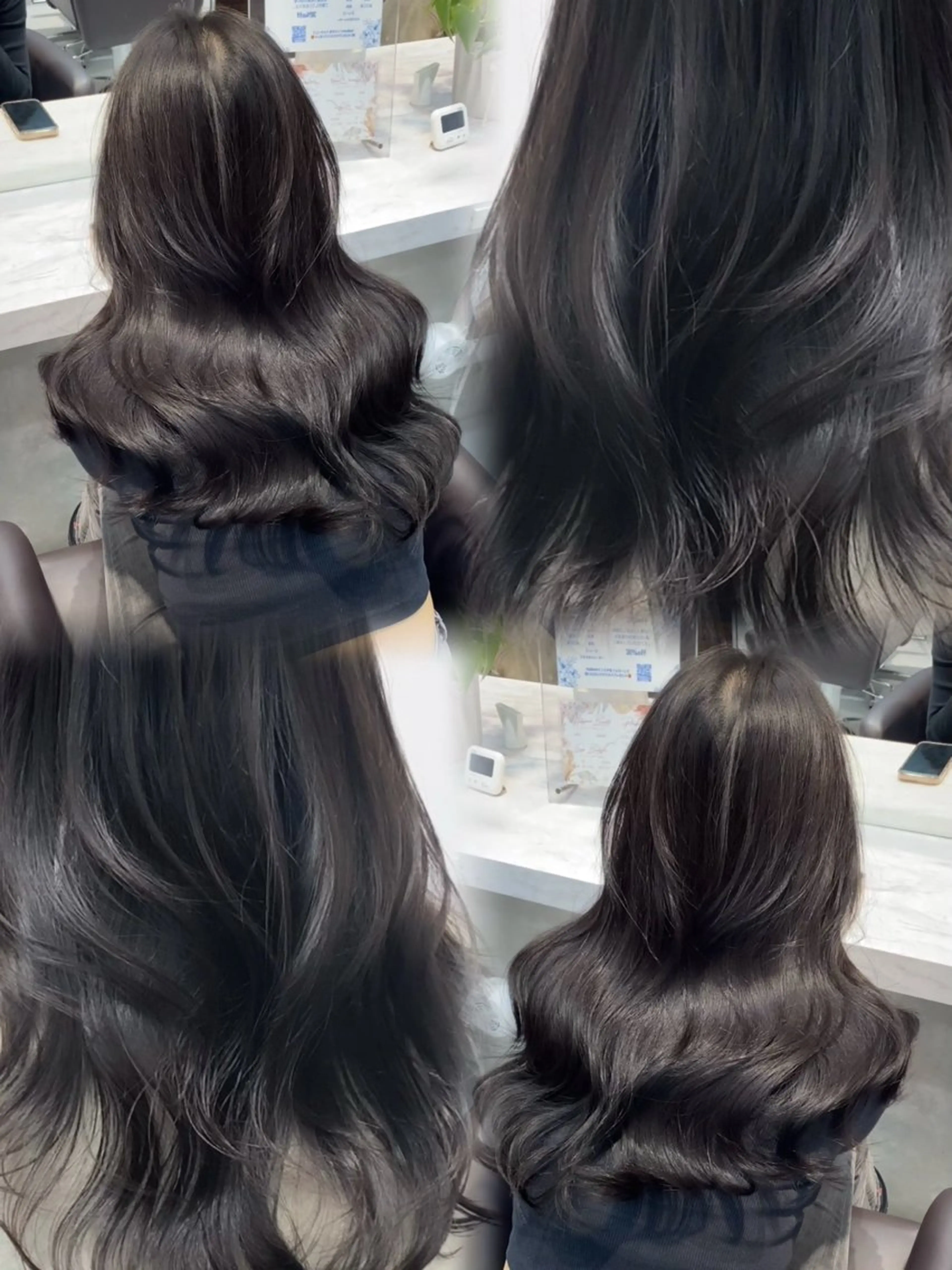 ロング レイヤーカット 小顔カット カット ヘアカラー 🌙レイヤー/透明感 髪質改善/宮田💫のヘアスタイル
