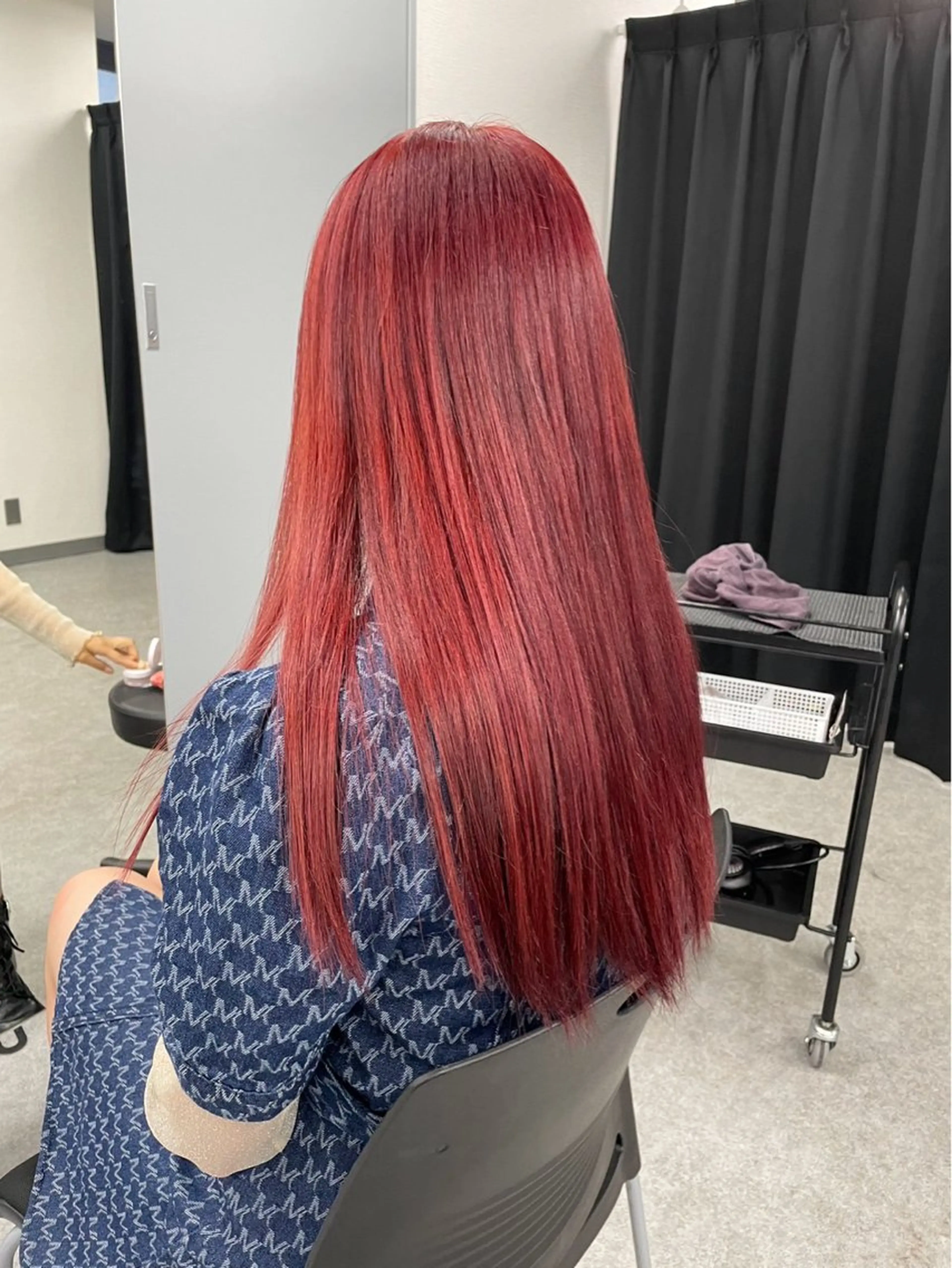 ロング カラー メンズ特化/上野 暖色カラー ダイチのヘアスタイル