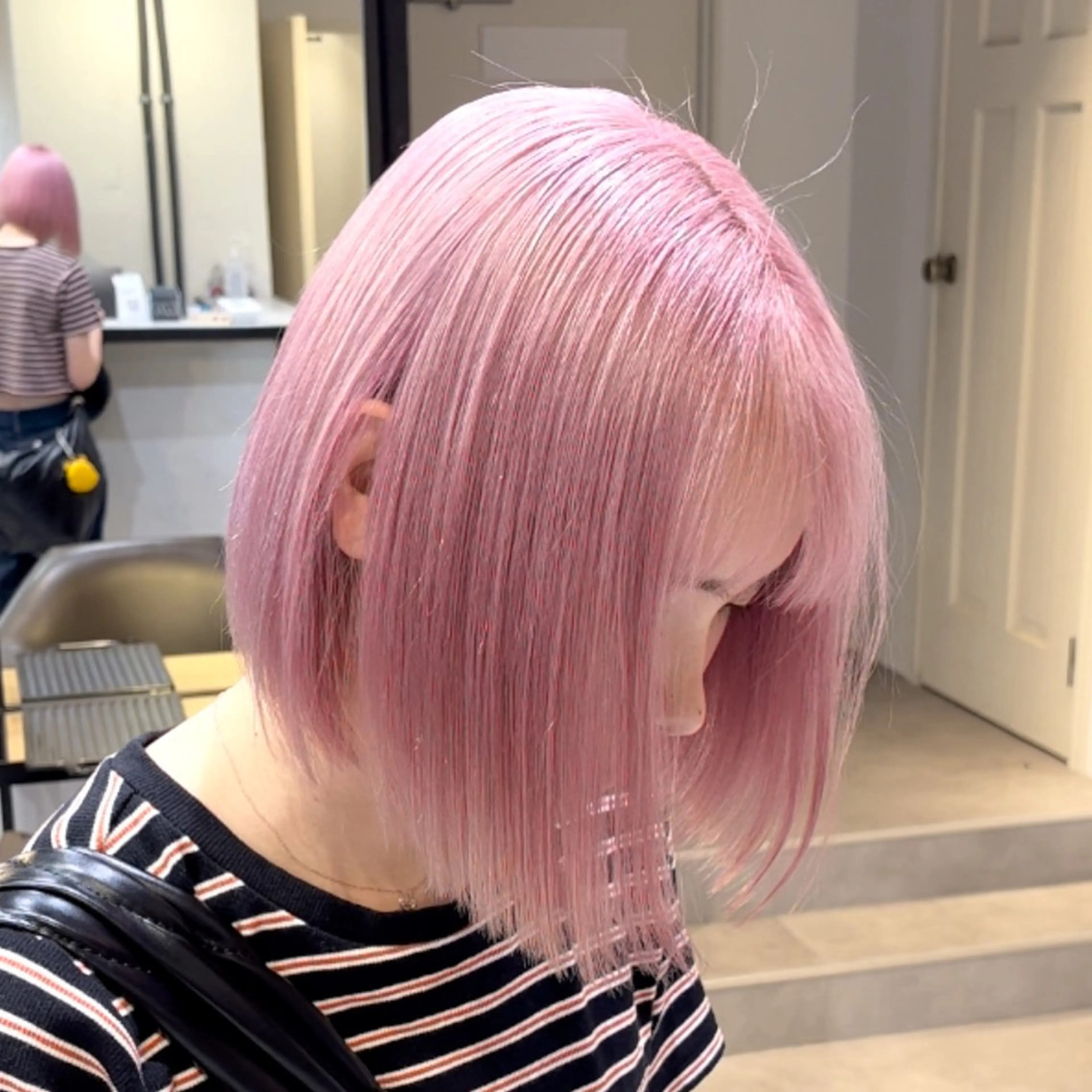 ショート カラー ヘアアレンジ カット ヘアカラー トリートメント beleza scelto所属・ハイトーン、暗髪特化 ♡shoka♡のヘアスタイル