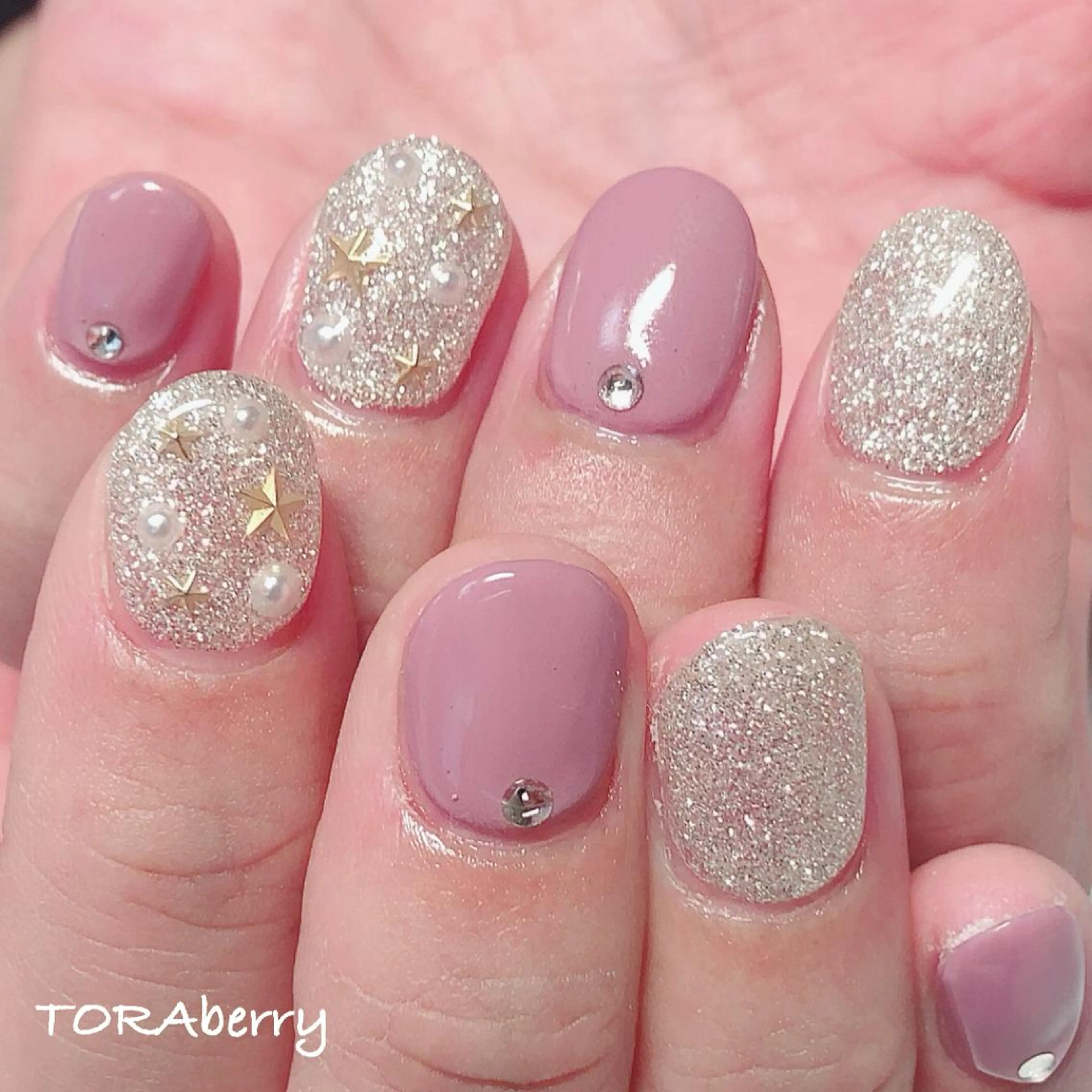 ネイル ショートネイル ハンドネイル ネイリスト なつみのネイルデザイン