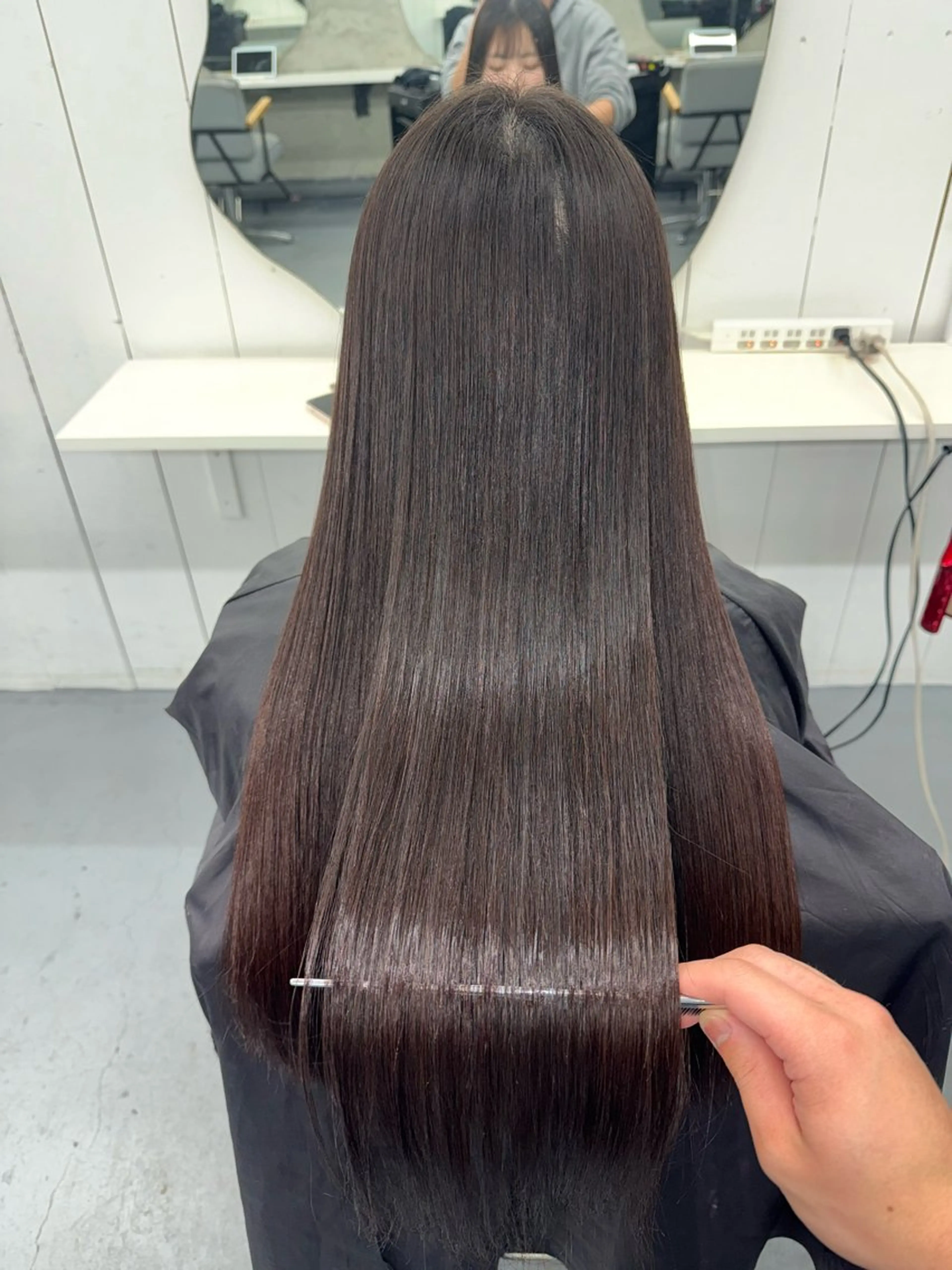 ロング カット 縮毛矯正 (柏)美髪矯正 髪質改善特化だいちのヘアスタイル