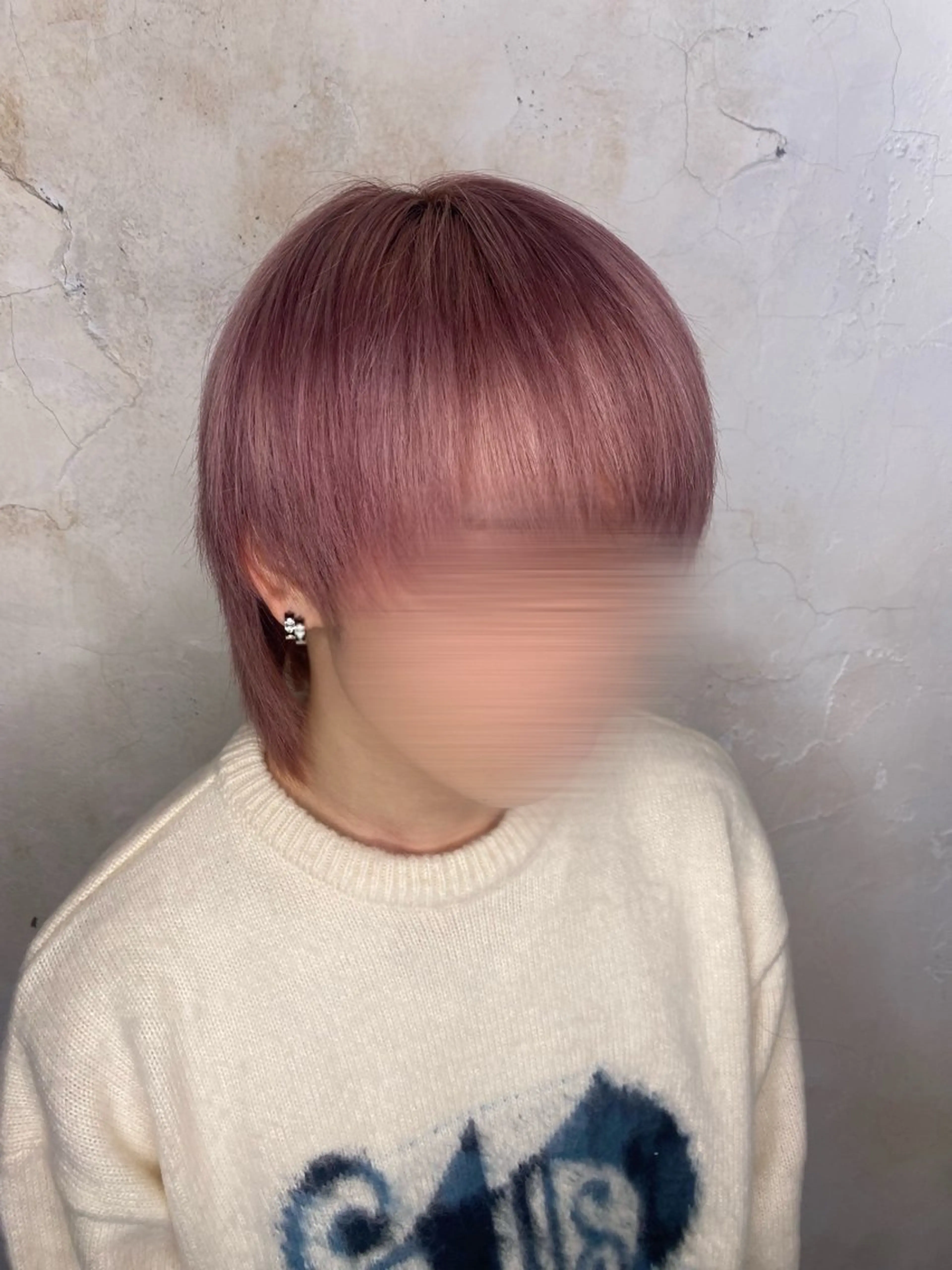 ショート カラー ブリーチ オレンジ ピンクカラー ヘアカラー メンズモデル募集中 /Mana🪄のヘアスタイル