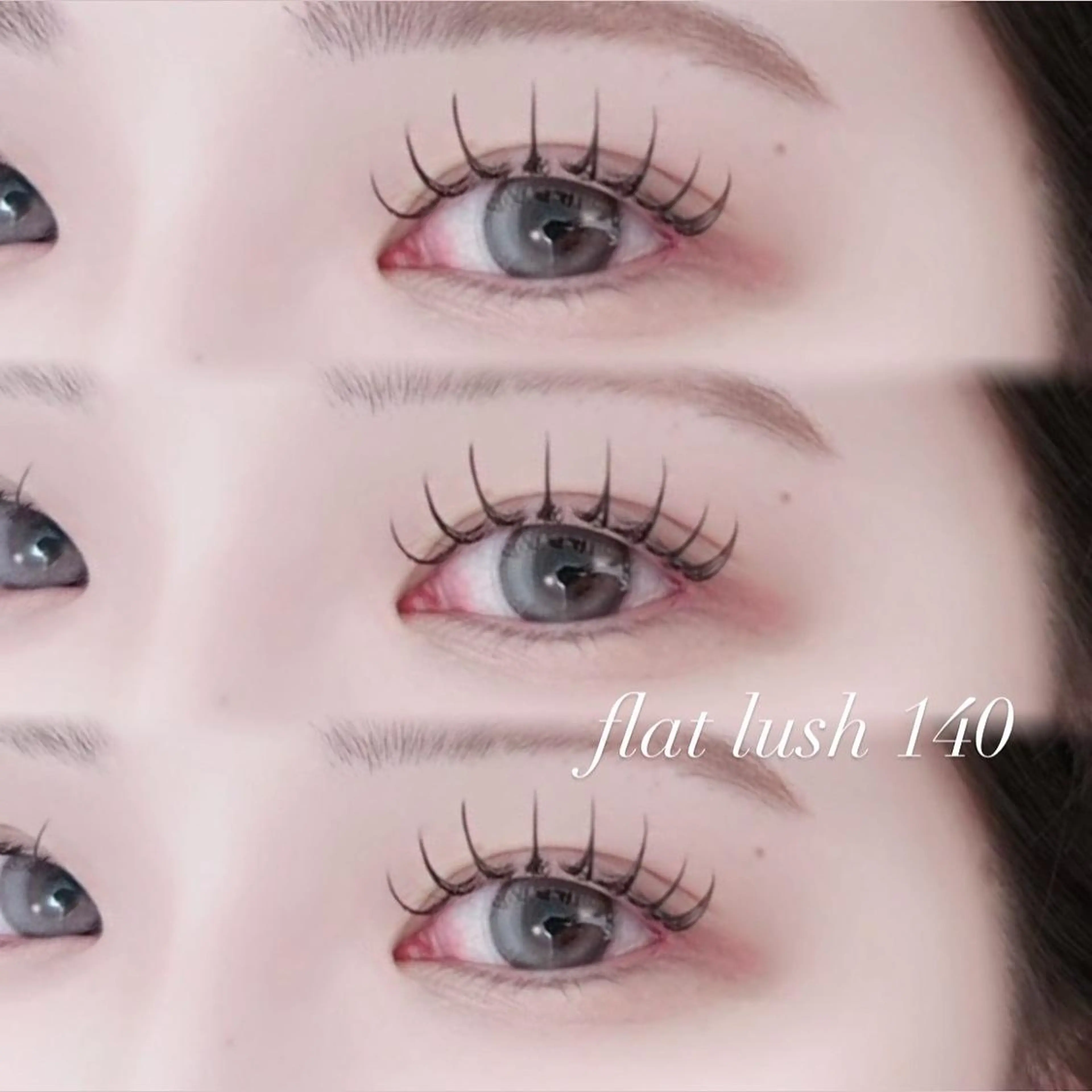 マツエク・マツパ バインドロック 束感まつ毛 フラットラッシュ 韓国風マツエク パリジェンヌラッシュリフト mizuki/束感 まつエク/似合わせ眉のマツエク・マツパデザイン