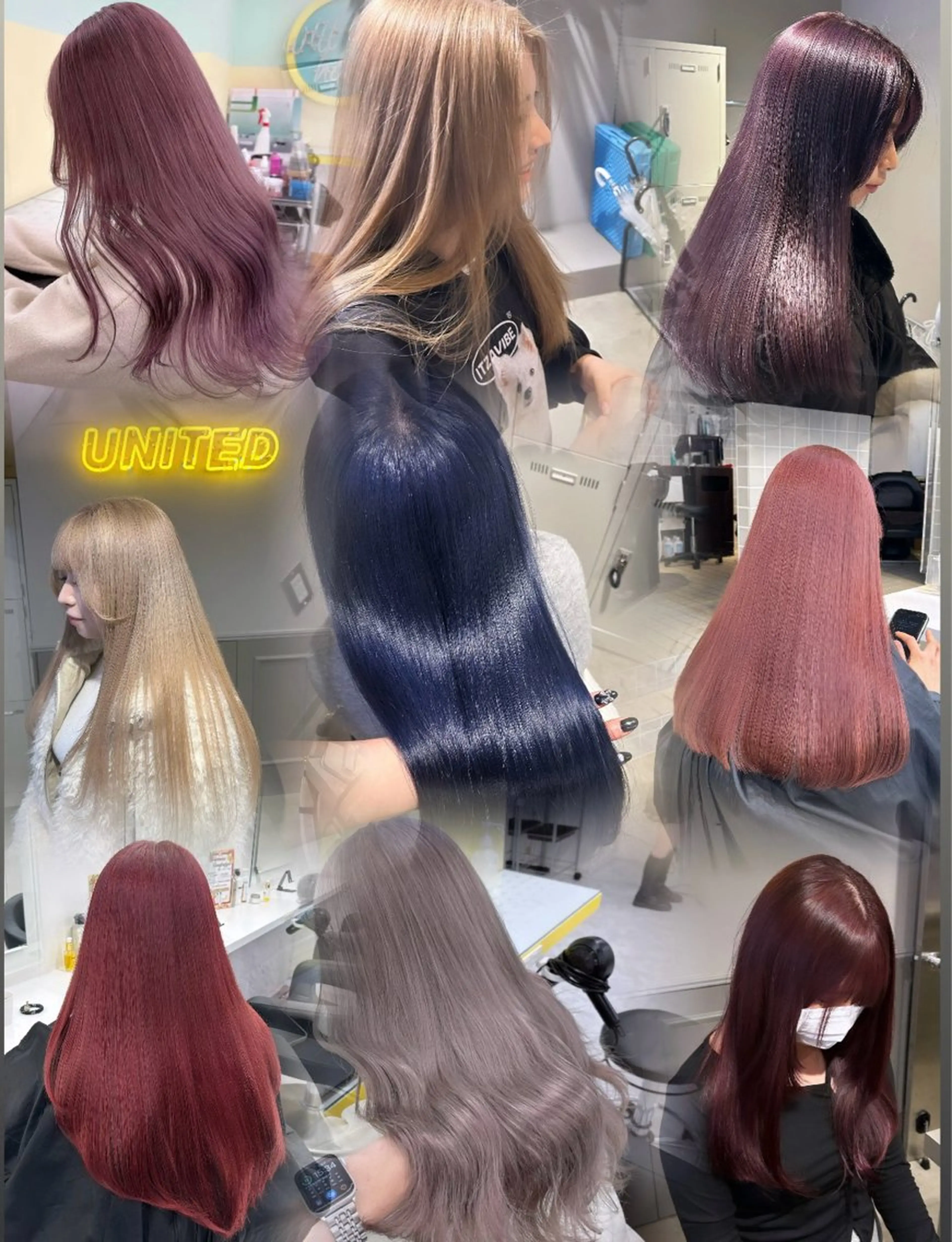 ロング カラー ブリーチ ケアブリーチ ダブルカラー 髪質改善 トリートメント ヘアカラー トリートメント ヘッドスパ ヘアセット 💎韓国/ レイヤー カット/ 暖色🫧のヘアスタイル