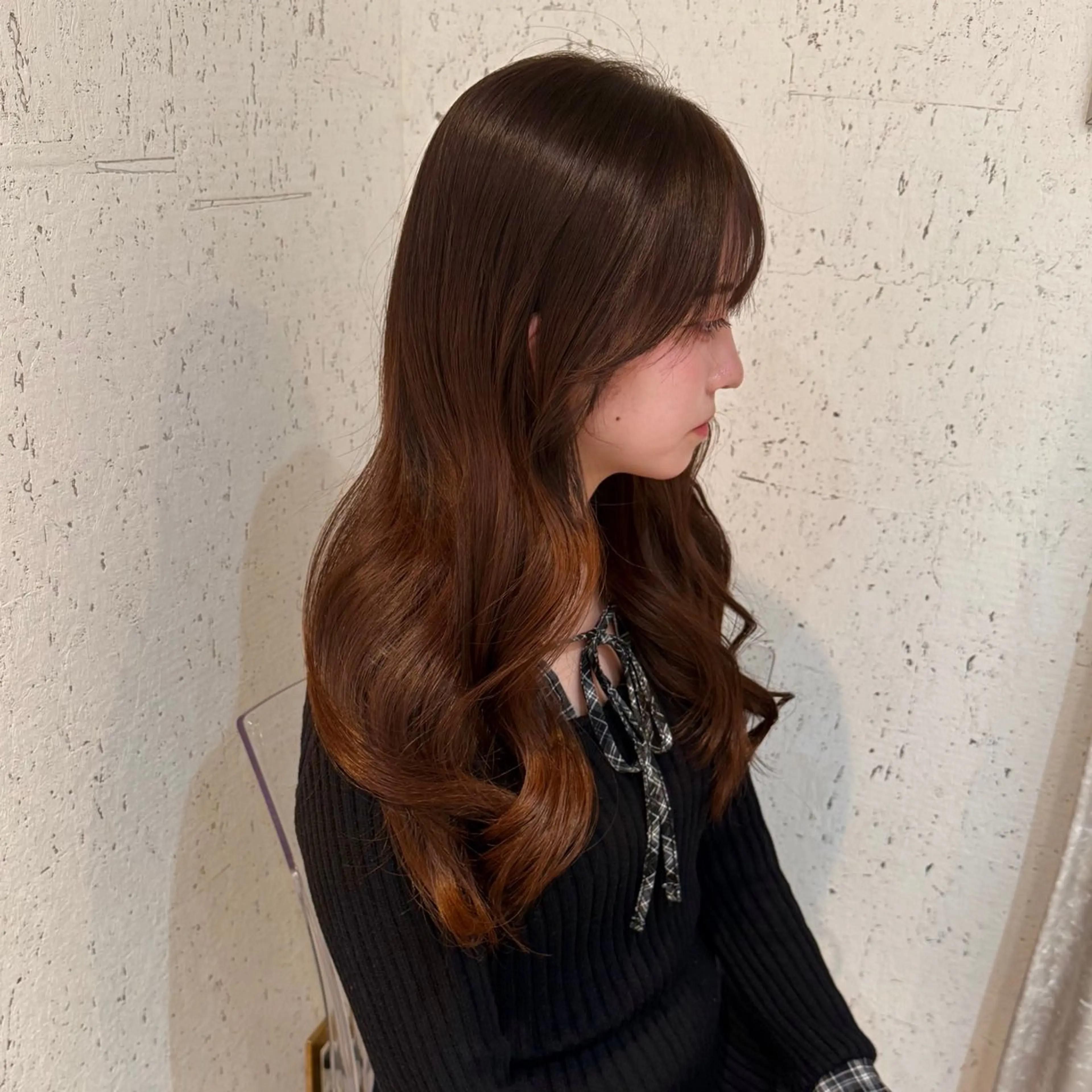 ロング カラー カット ヘアカラー トリートメント mai / linoah˚✧のヘアスタイル