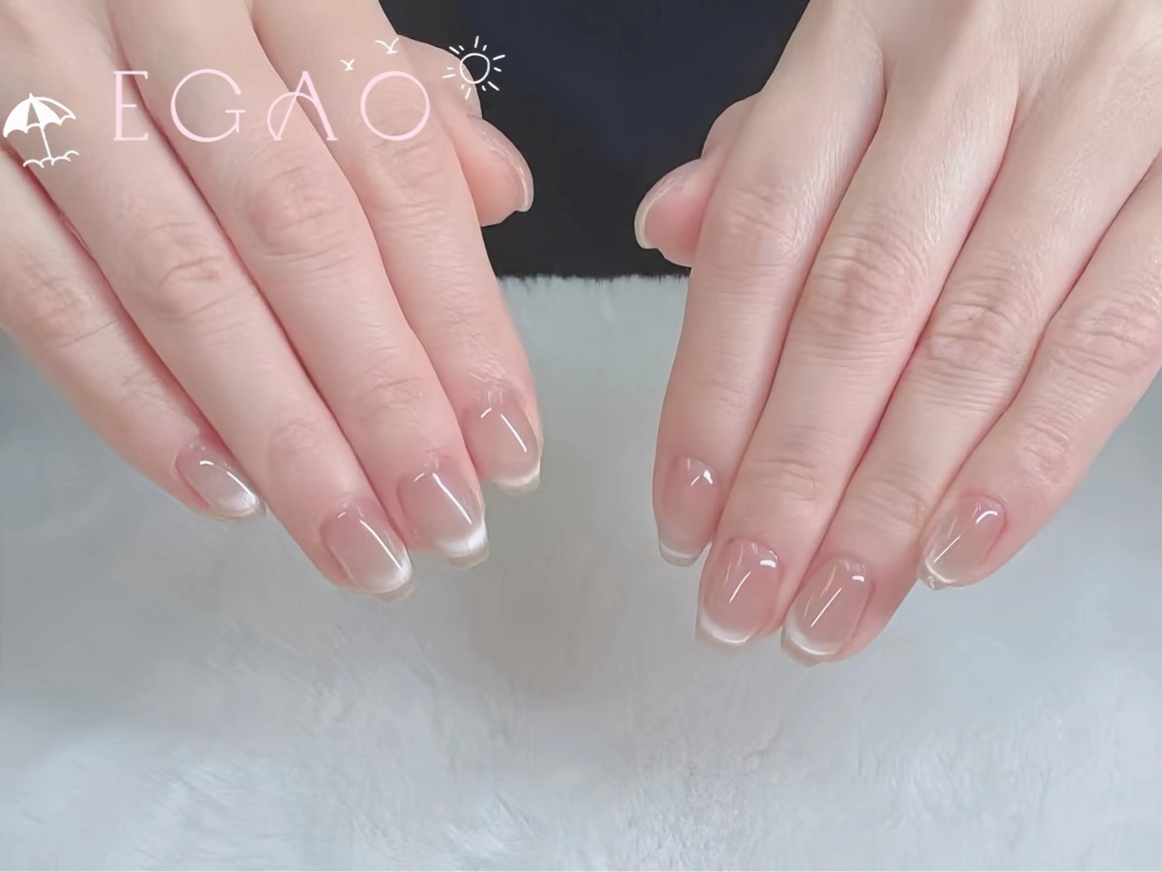 ネイル アートネイル フットネイル フレンチネイル ジェルネイル グラデーション ハンドネイル Egao Nail錦糸町店のネイルデザイン