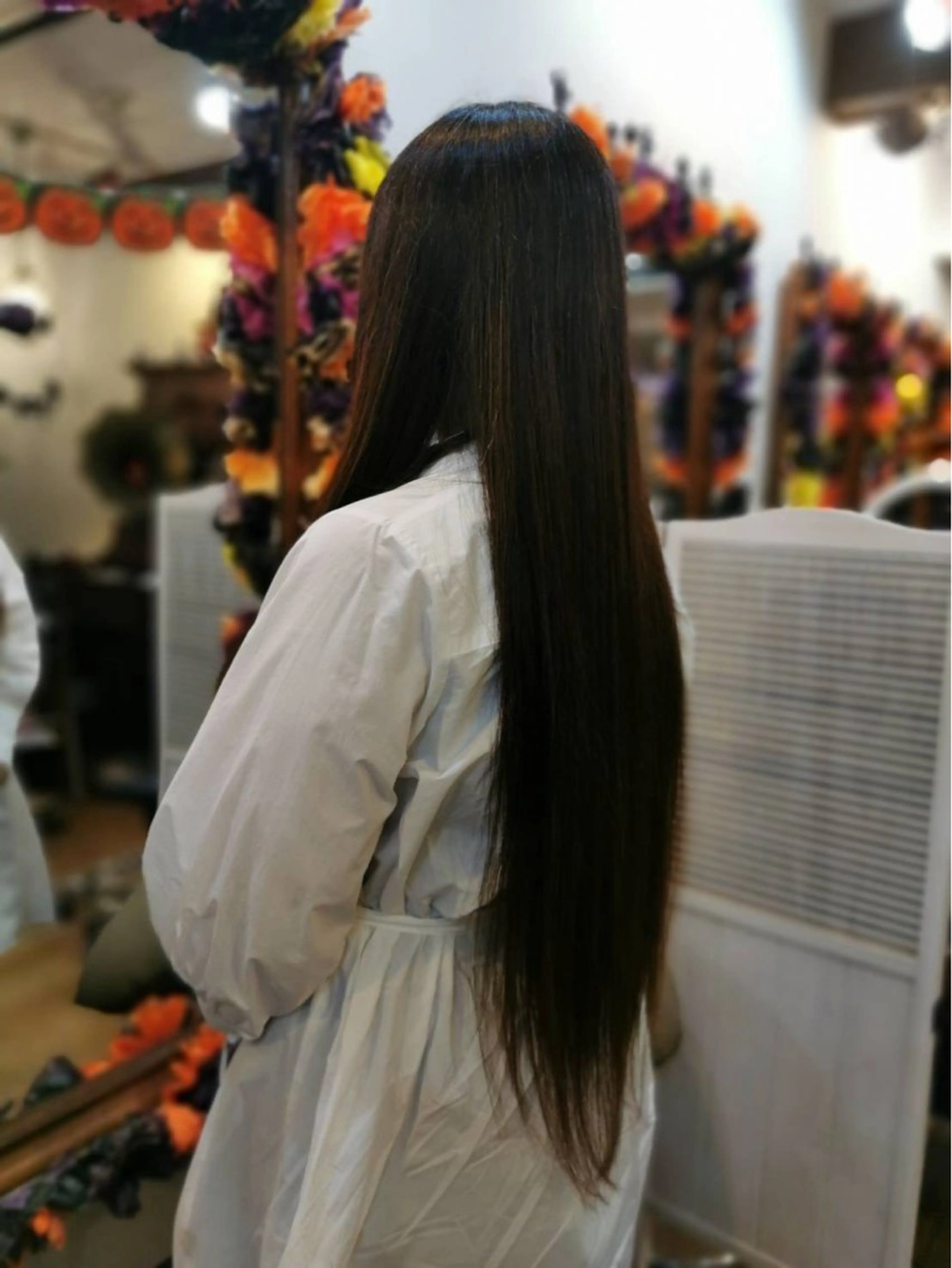 ロング 上間 洋子のヘアスタイル
