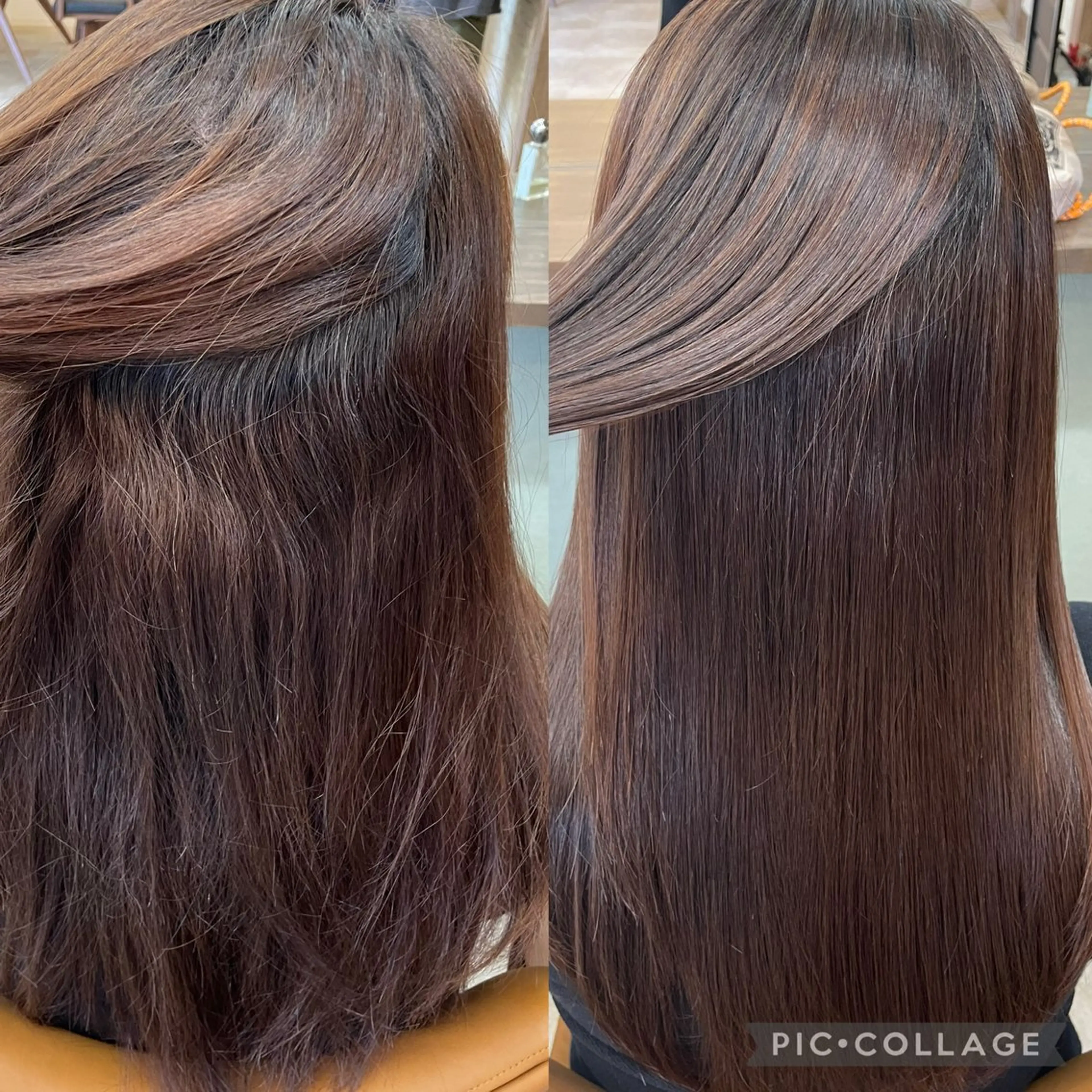 ロング パーマ 縮毛矯正 吉本 美希のヘアスタイル