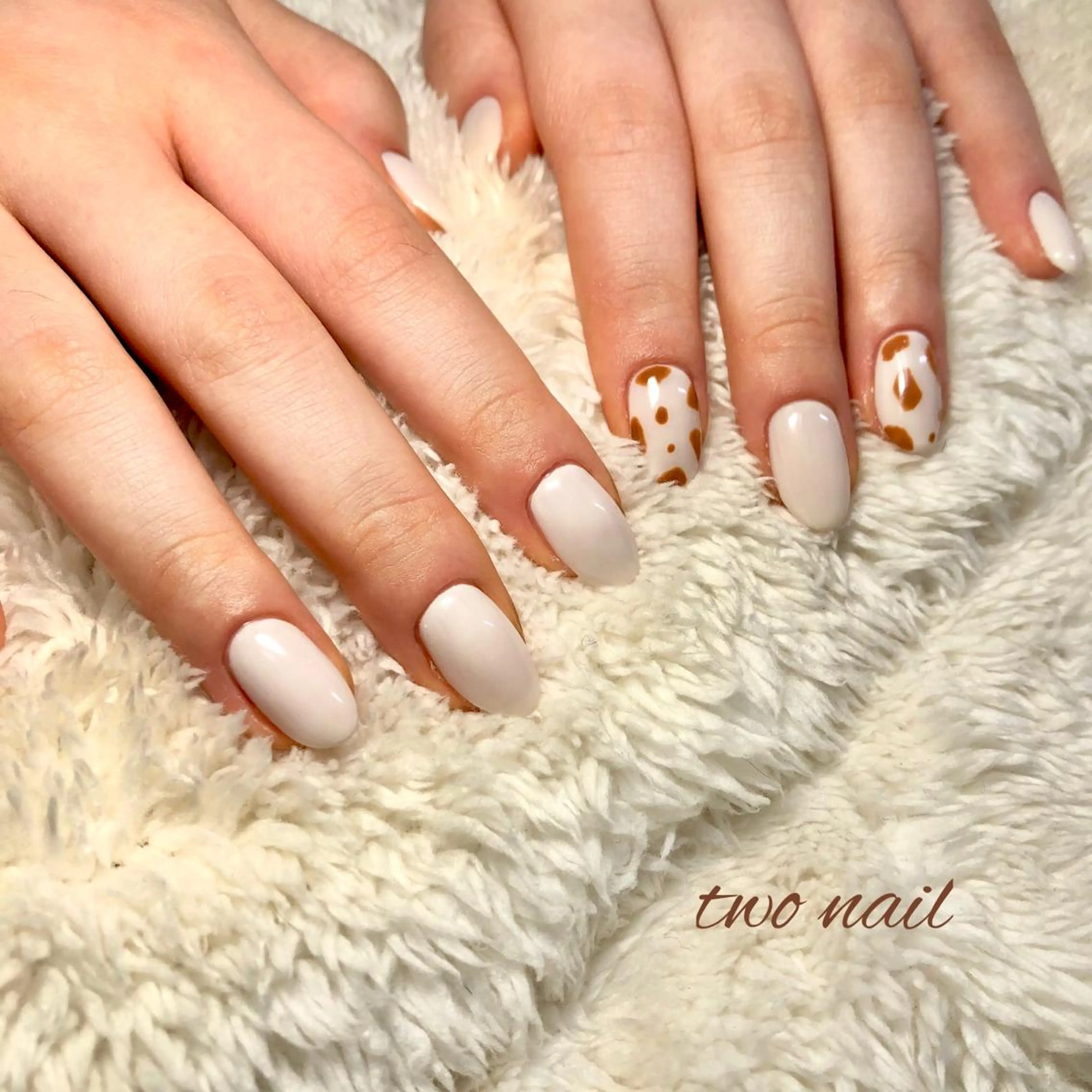 ネイル アートネイル フットネイル ハート ニュアンスネイル two nailのネイルデザイン