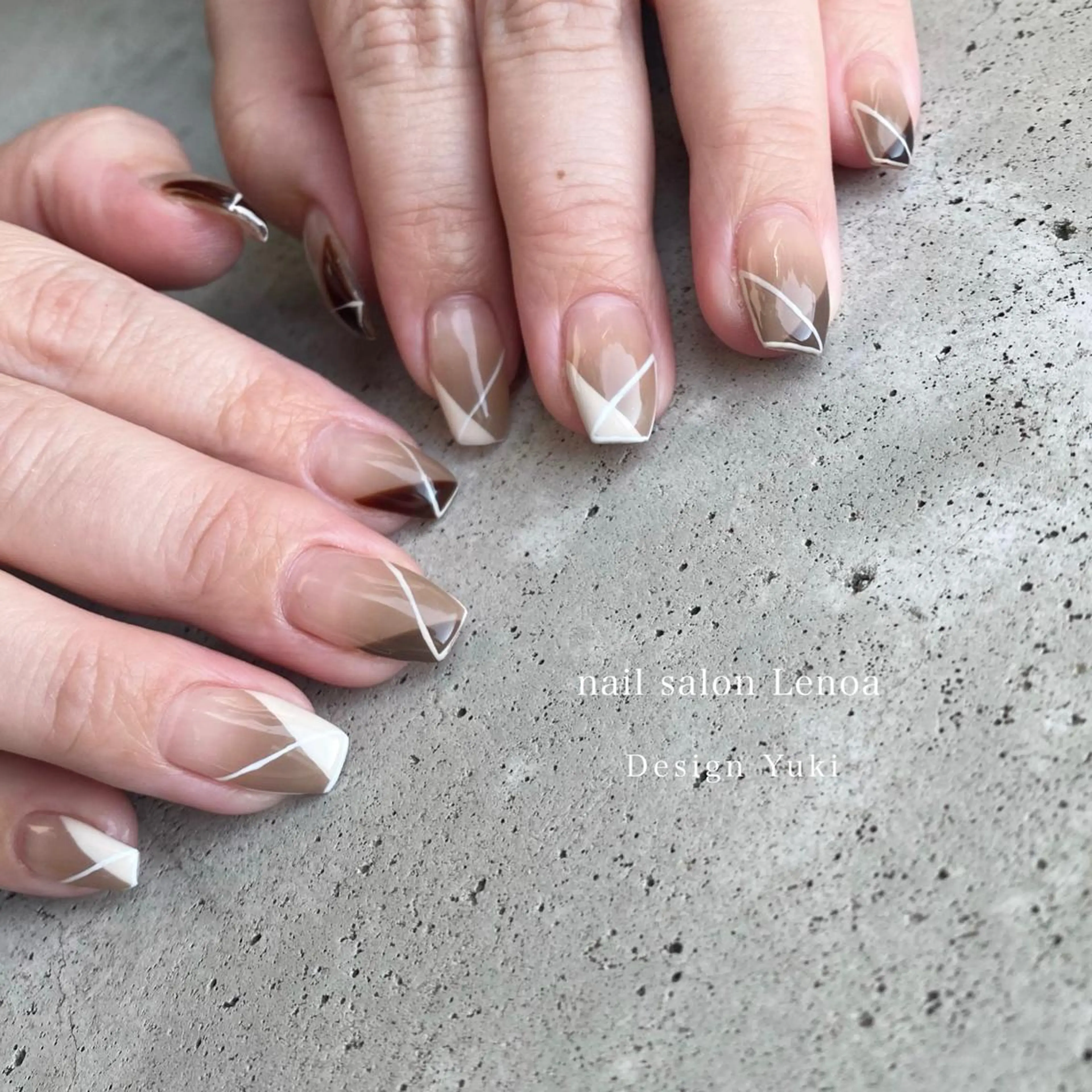 ネイル ハンドネイル Lenoa Yukiのネイルデザイン
