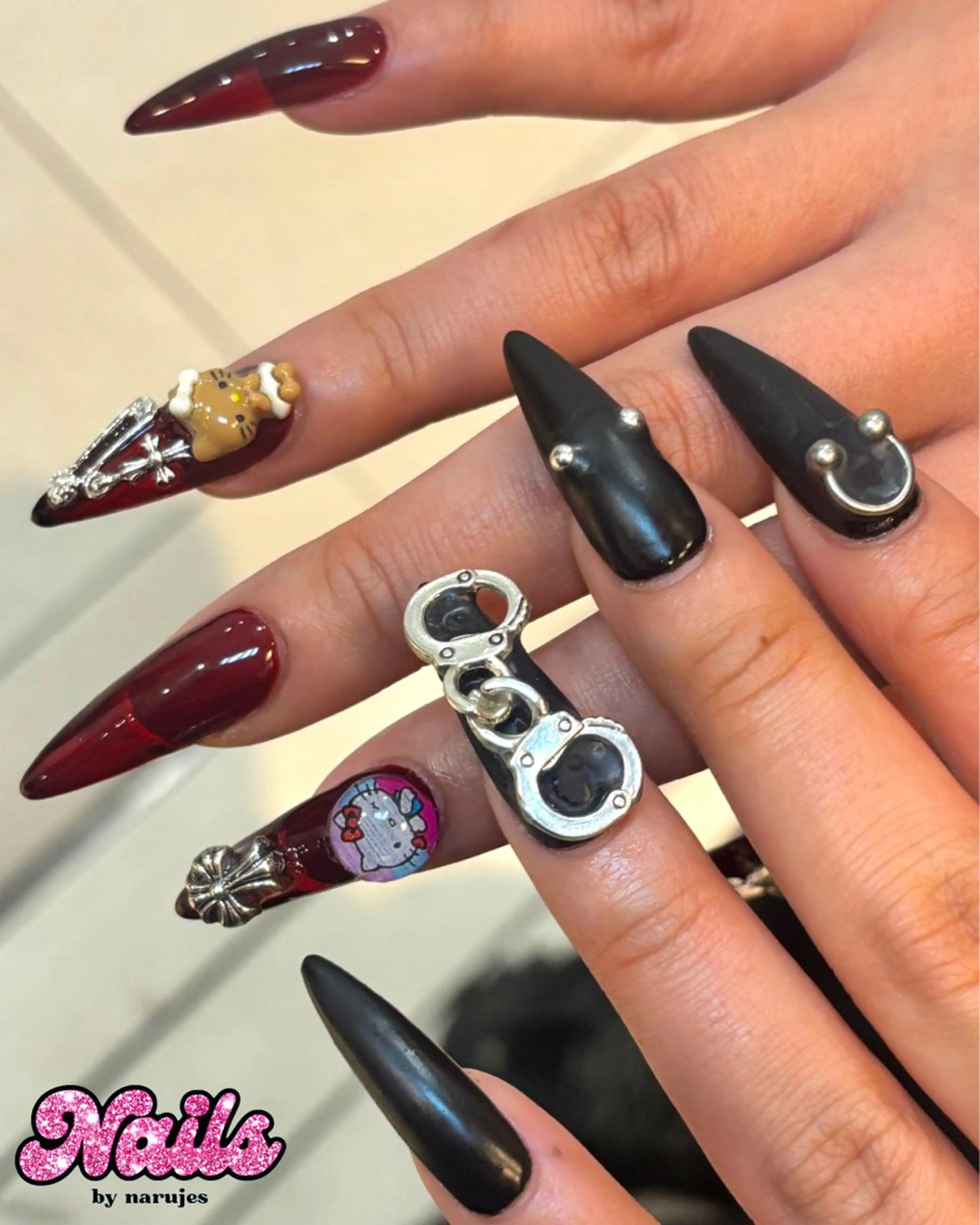 ネイル ギャルネイル🧸💖 narujesのネイルデザイン