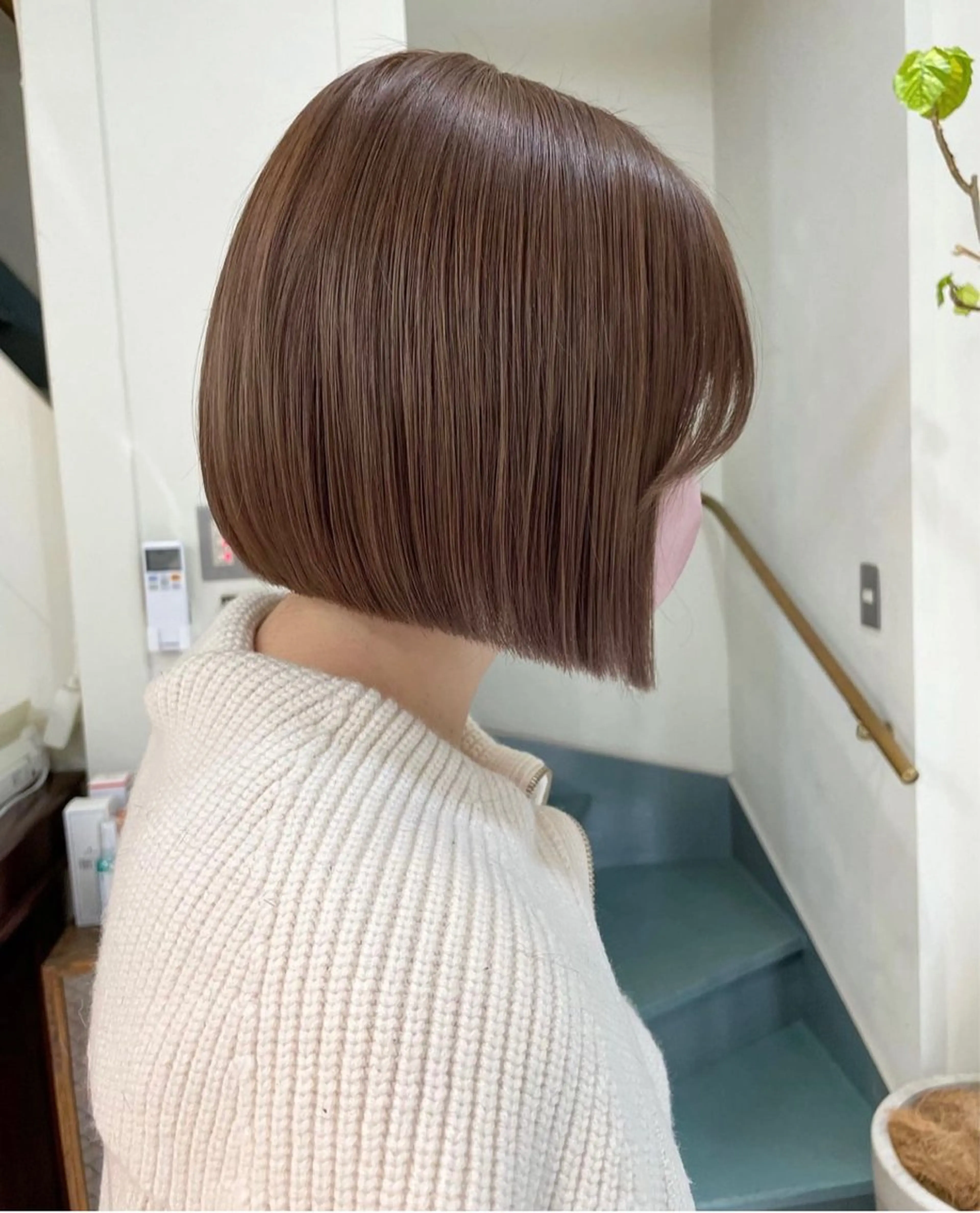 🍒【初回限定メニュー】カット+艶ワンカラー+トリートメントの写真