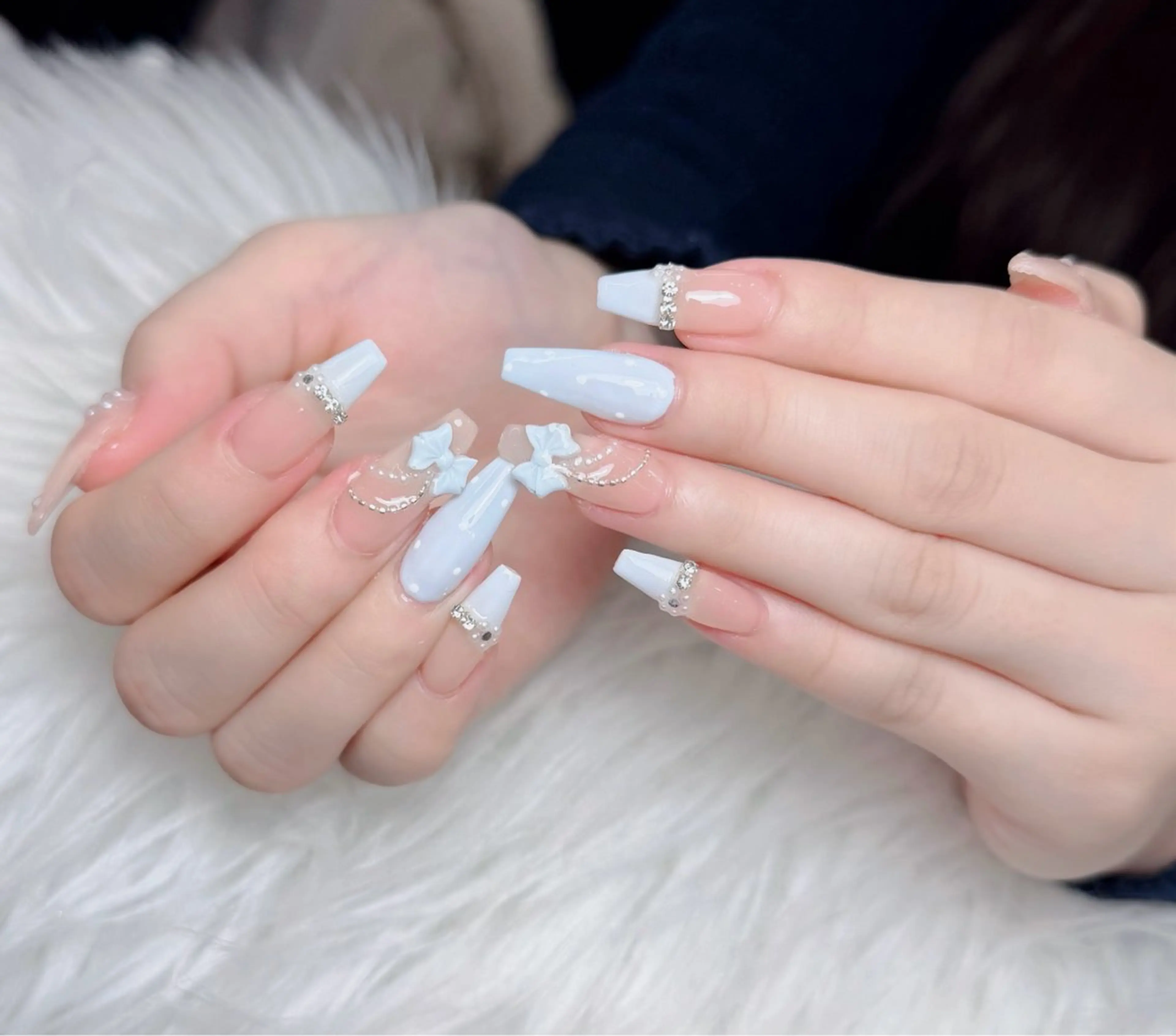 ネイル アートネイル フレンチネイル ジェルネイル 韓国ネイル マグネットネイル ハンドネイル Lenie Nail Okuboのネイルデザイン