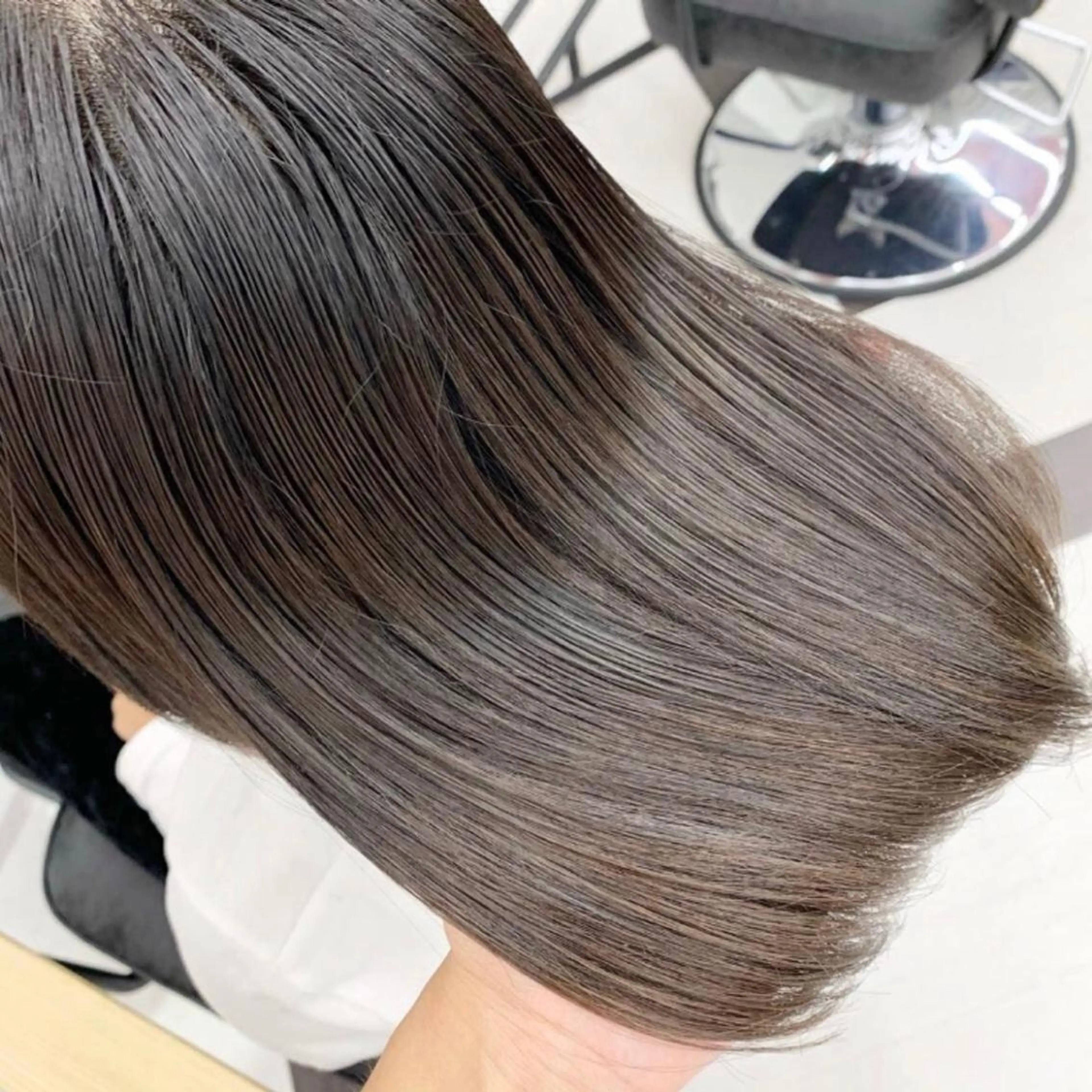 ロング カラー 髪質改善 トリートメント mona/ ストレートスタイル✨のヘアスタイル