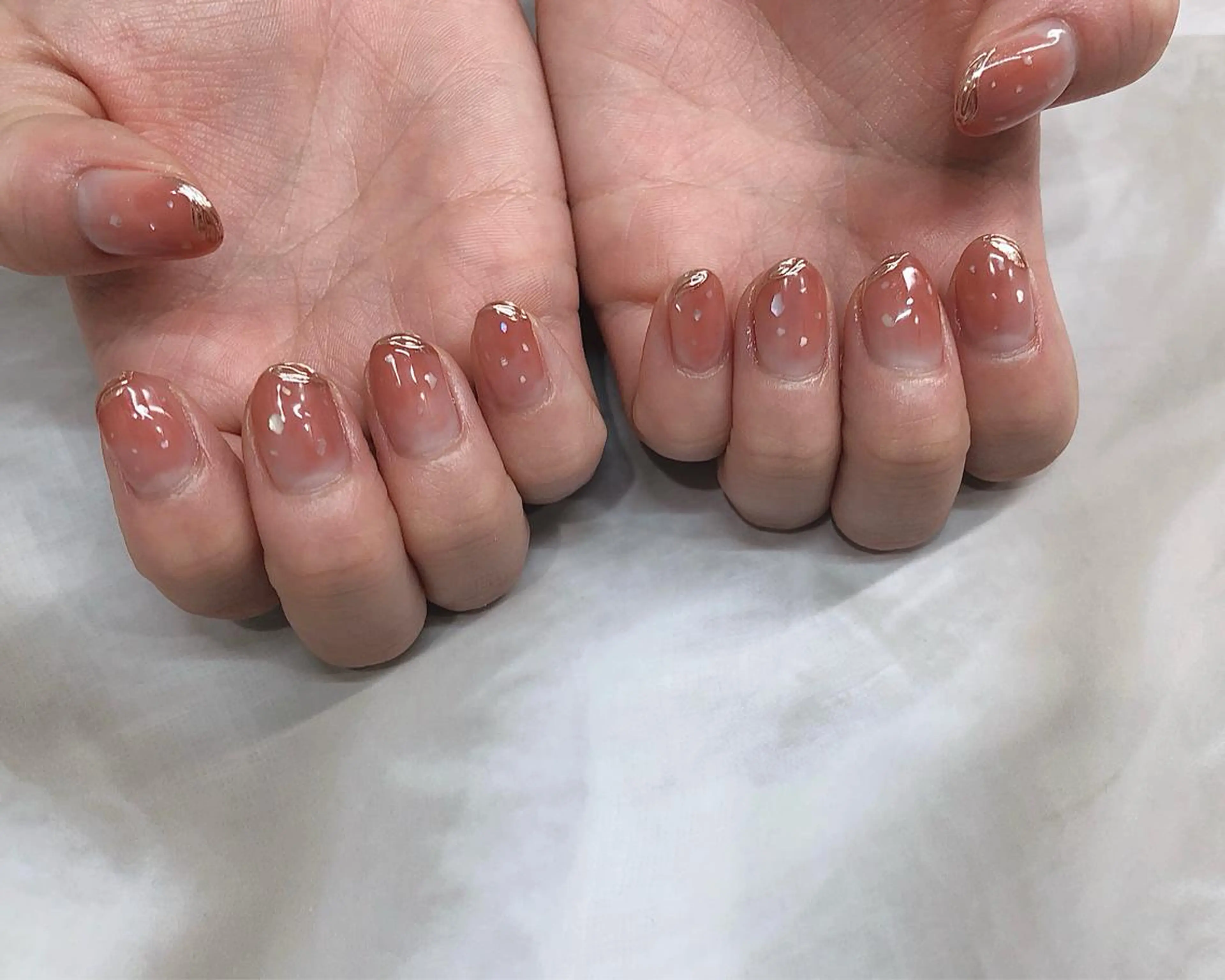 ネイル ミラーネイル ハンドネイル nail heron所属・saki_ nail heronのネイルデザイン