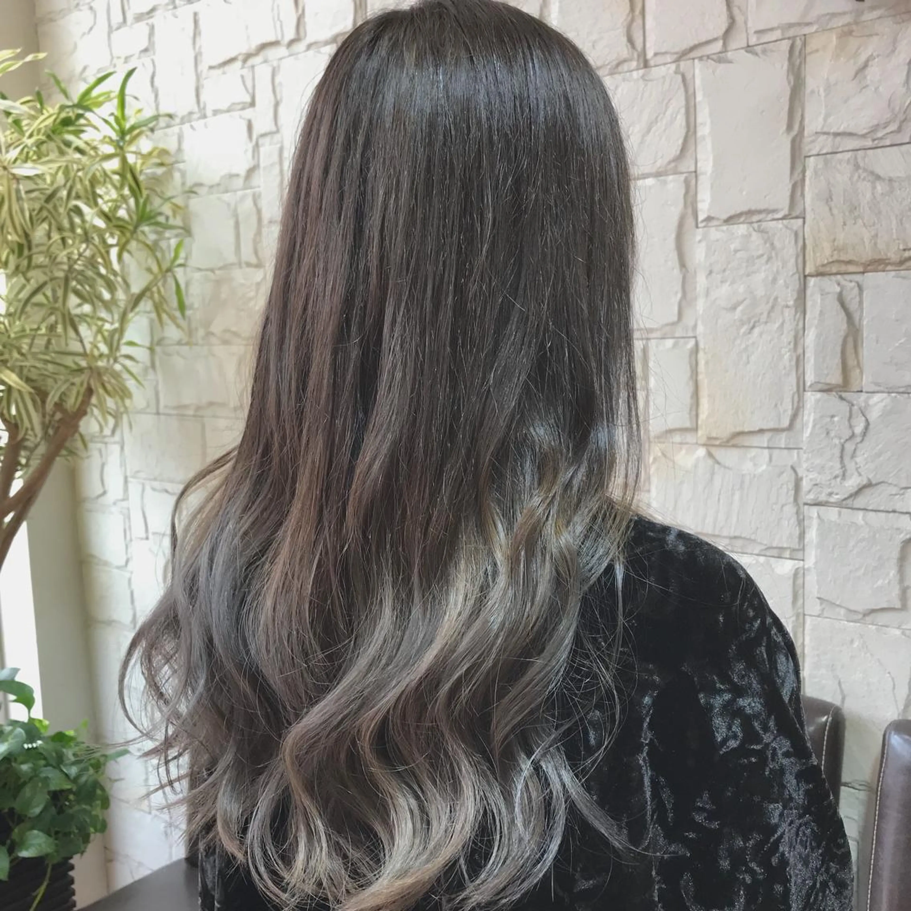 ロング カラー 🥛洒落髪小顔cut なら龍崎🥛のヘアスタイル