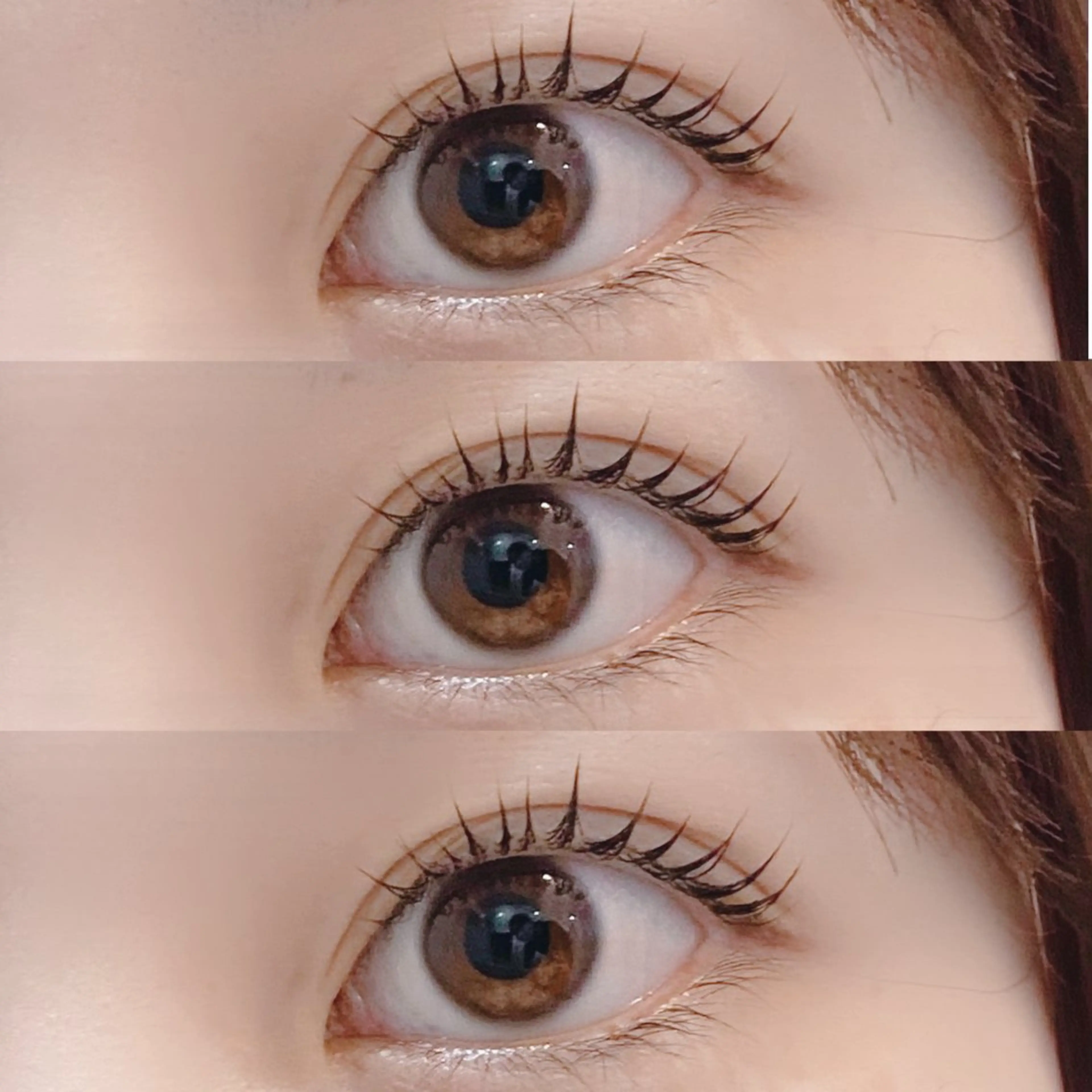 マツエク・マツパ 一重×まつ毛パーマ カルフールノア 七隈のマツエク・マツパデザイン