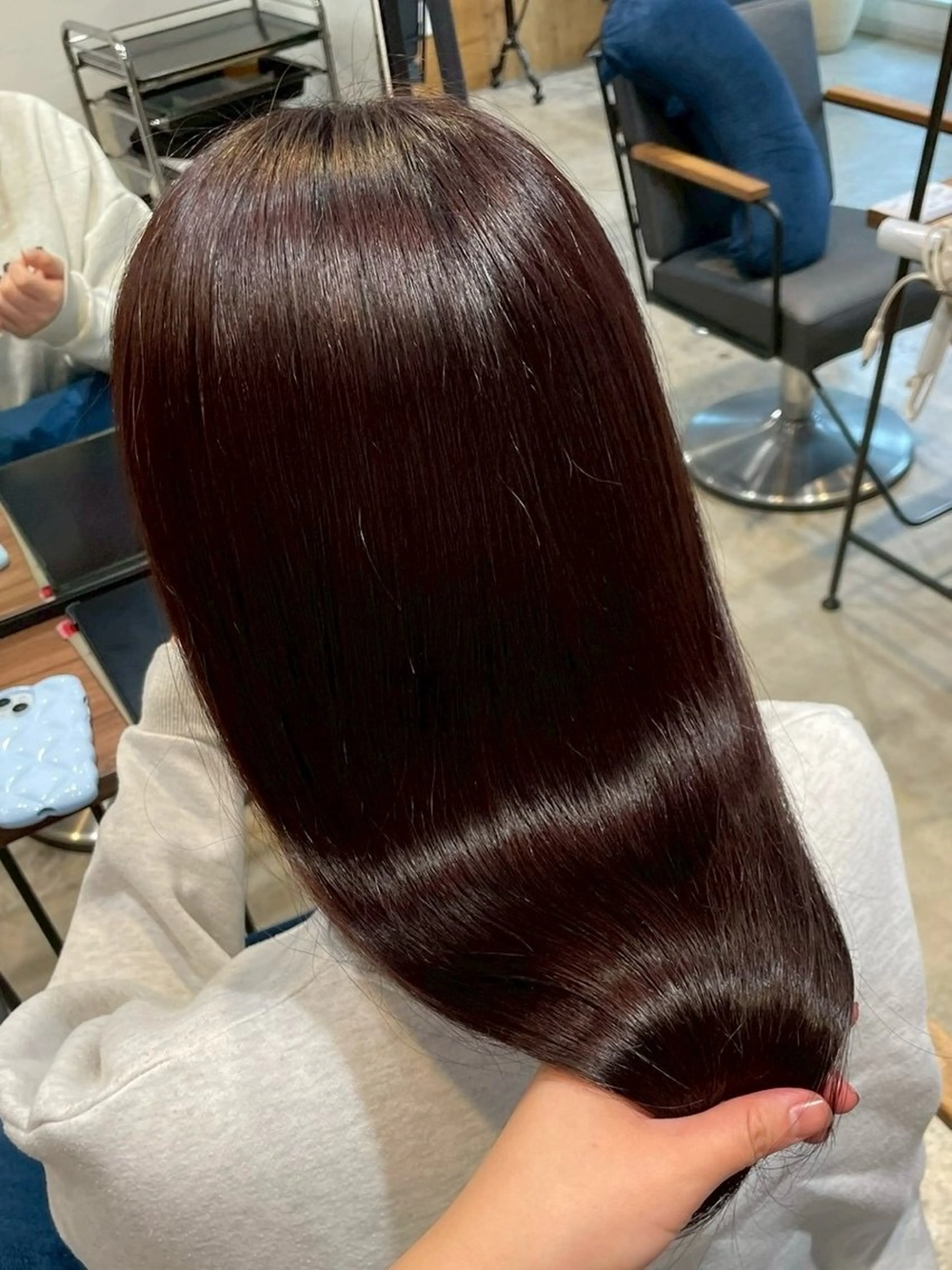 ロング ヘアカラー 暖色カラー🌺／ 髪質改善🌿／ゆうかのヘアスタイル