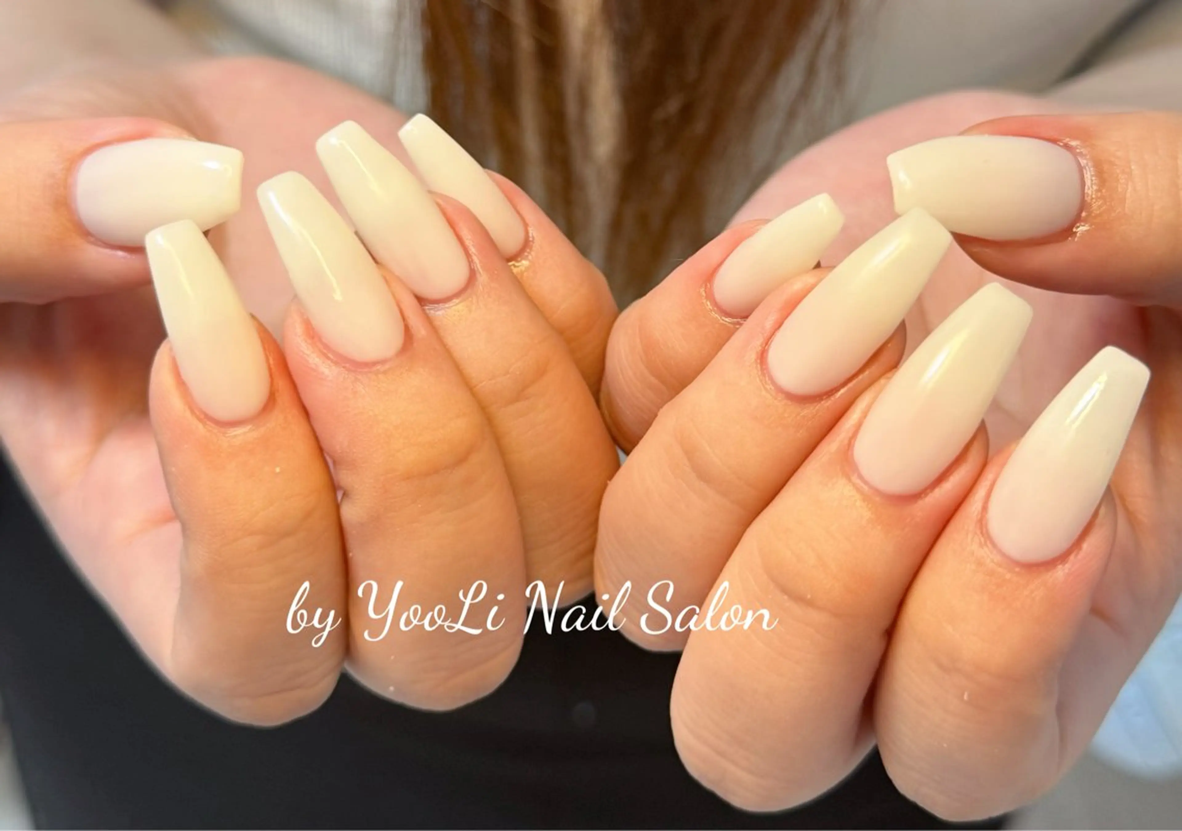 ネイル アートネイル オーロラネイル チークネイル フレンチネイル ガラスフレンチ ハンドネイル 🎀🎀YooLi Nail Salonのネイルデザイン