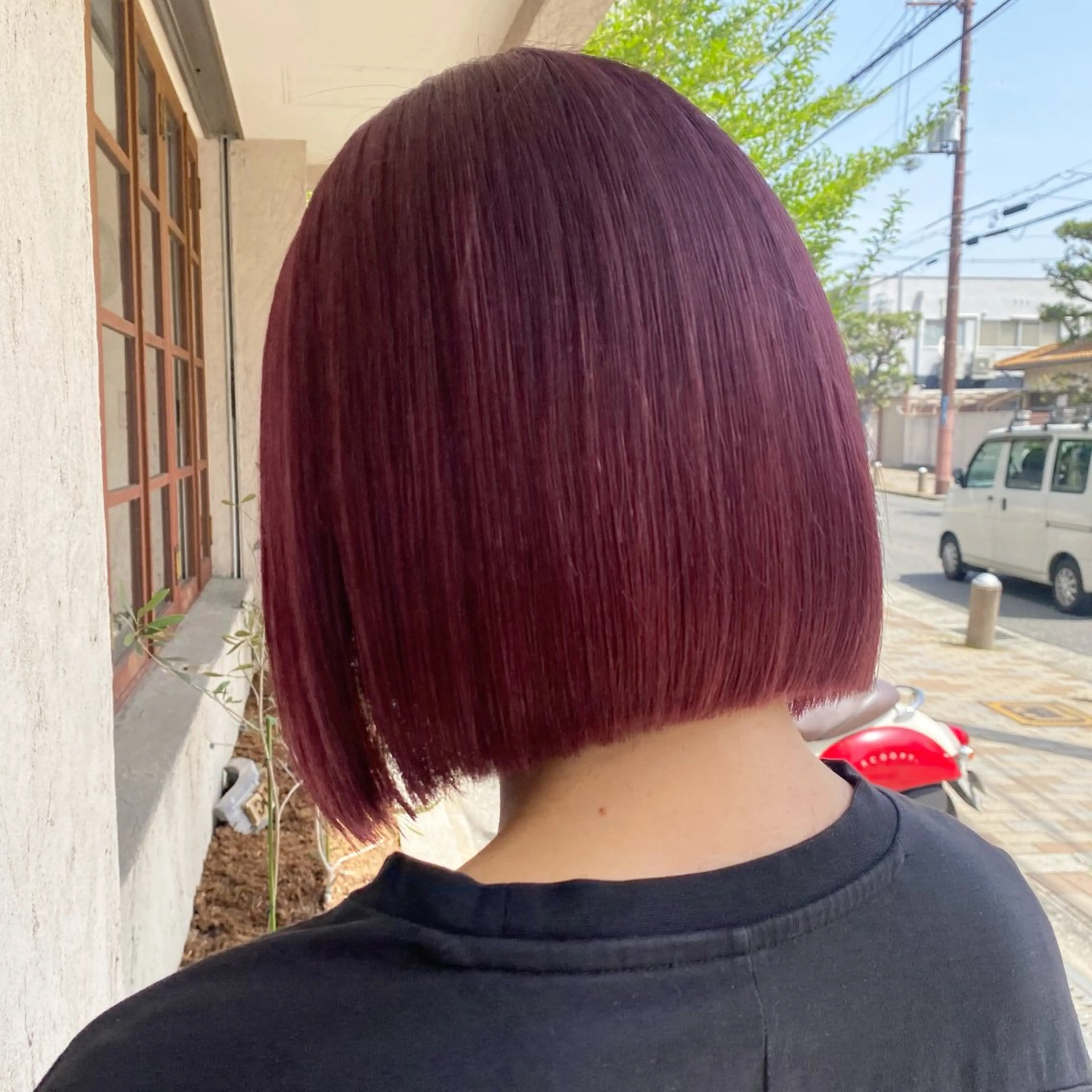 ショート カラー ヘアアレンジ epris 山本 美海のヘアスタイル