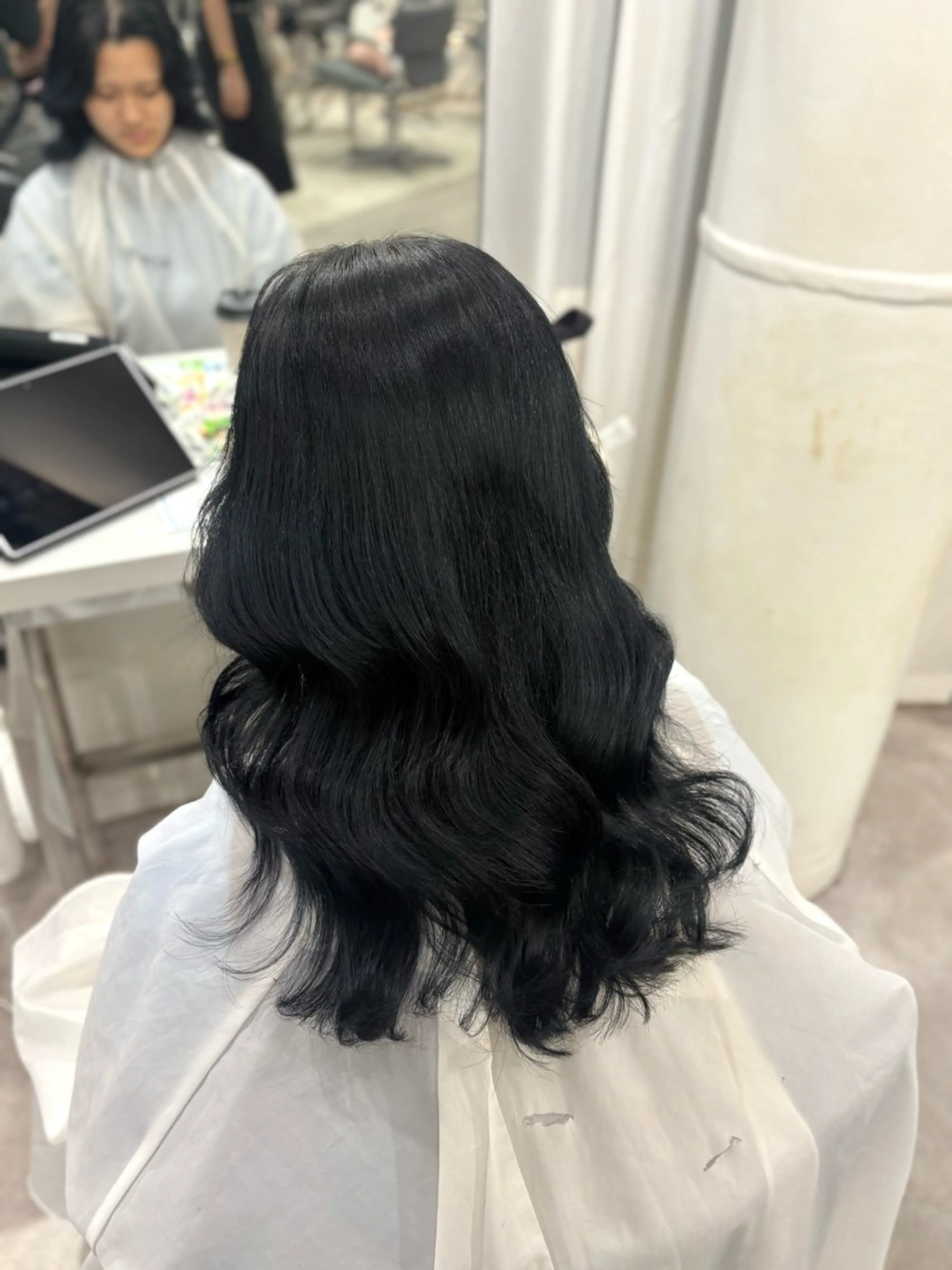 ロング カラー ヘアアレンジ カットモデル/渋谷 ソナのヘアスタイル