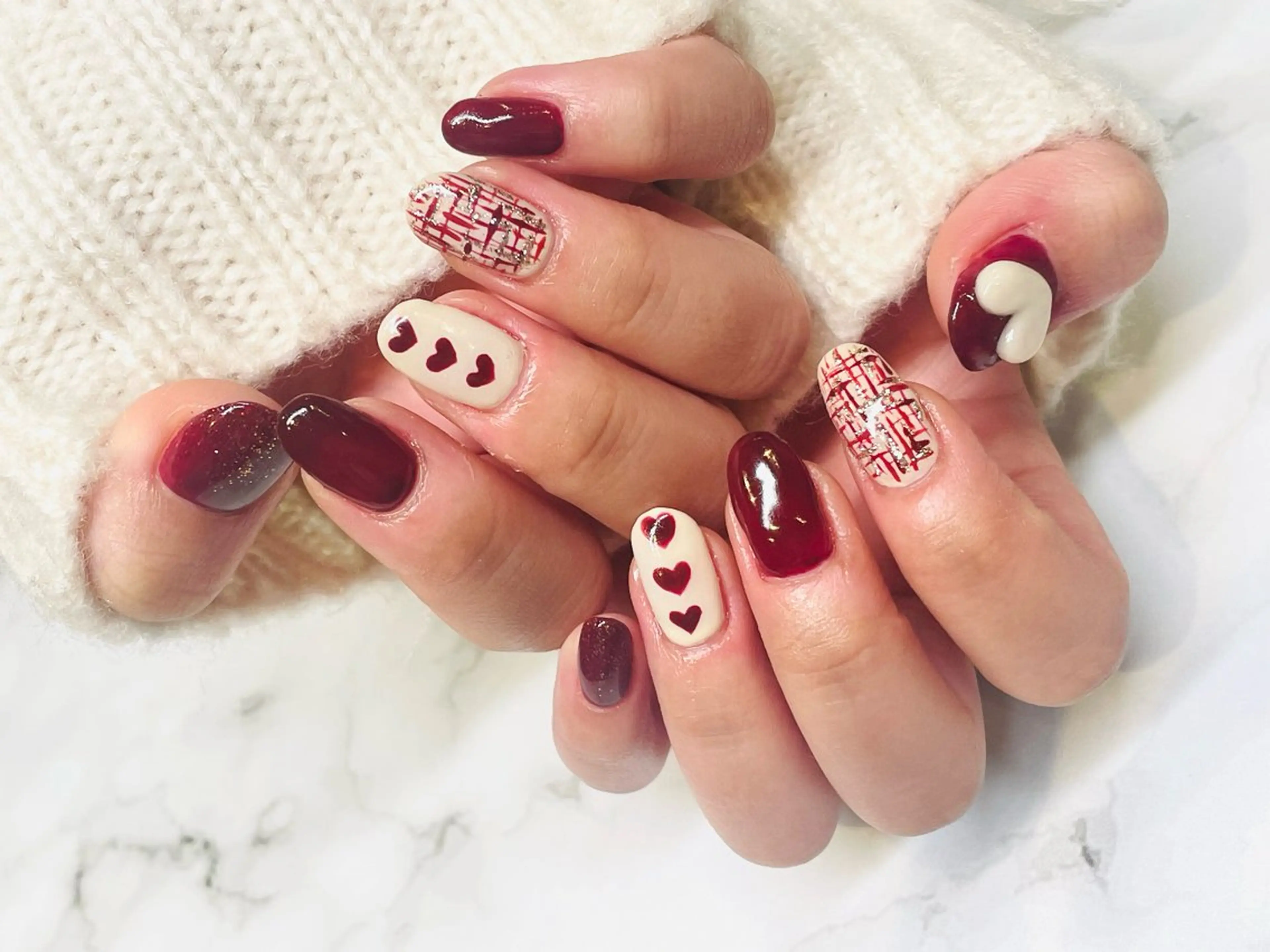 ネイル ジェルネイル ラメ(グリッター) ラメグラデーション マグネットネイル ニュアンスネイル ハンドネイル bea  merci所属・beamerci🌼 SHIORIのマツエク・マツパデザイン