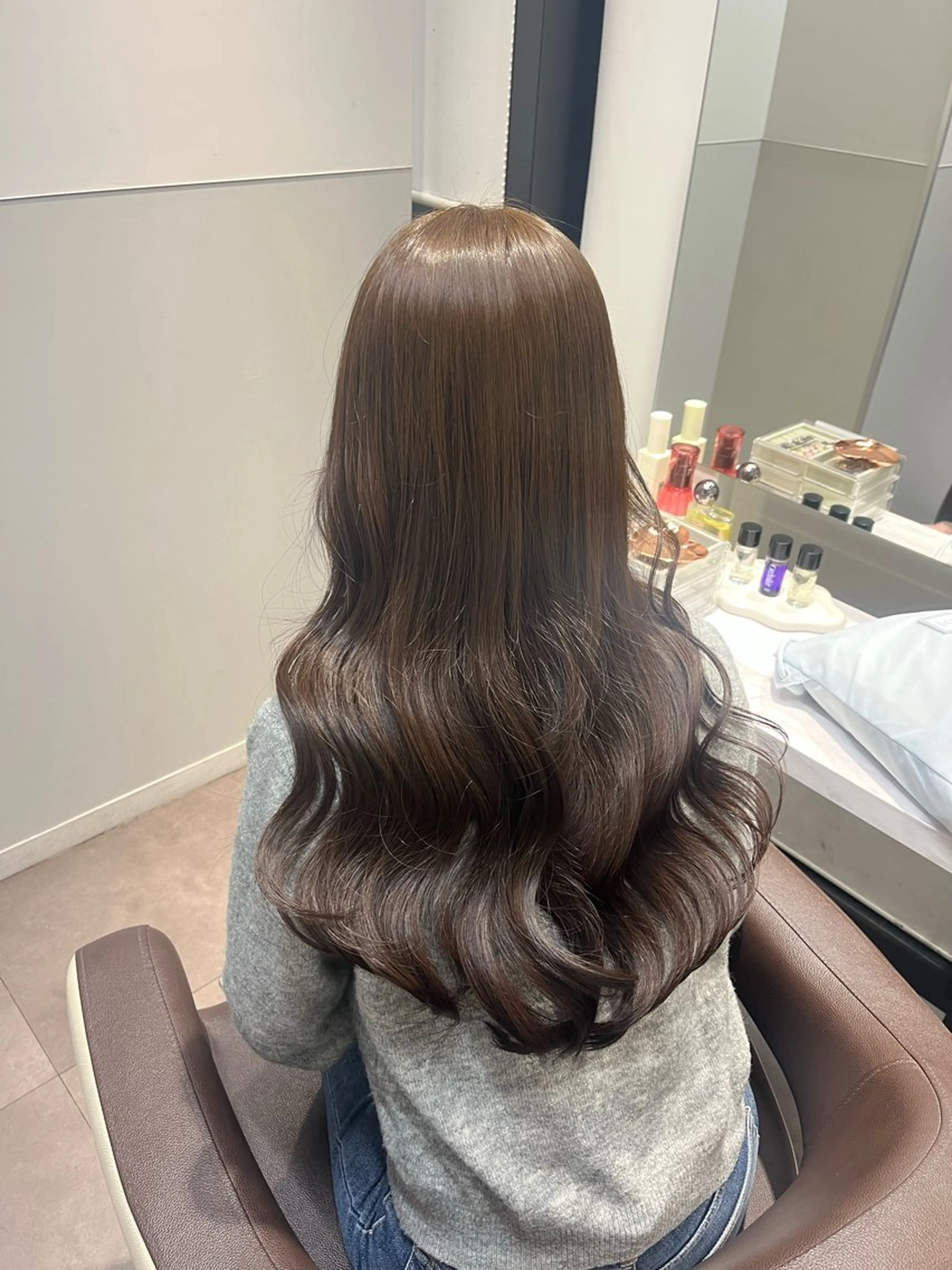 ロング カット ヘアカラー ayane 🩵のヘアスタイル