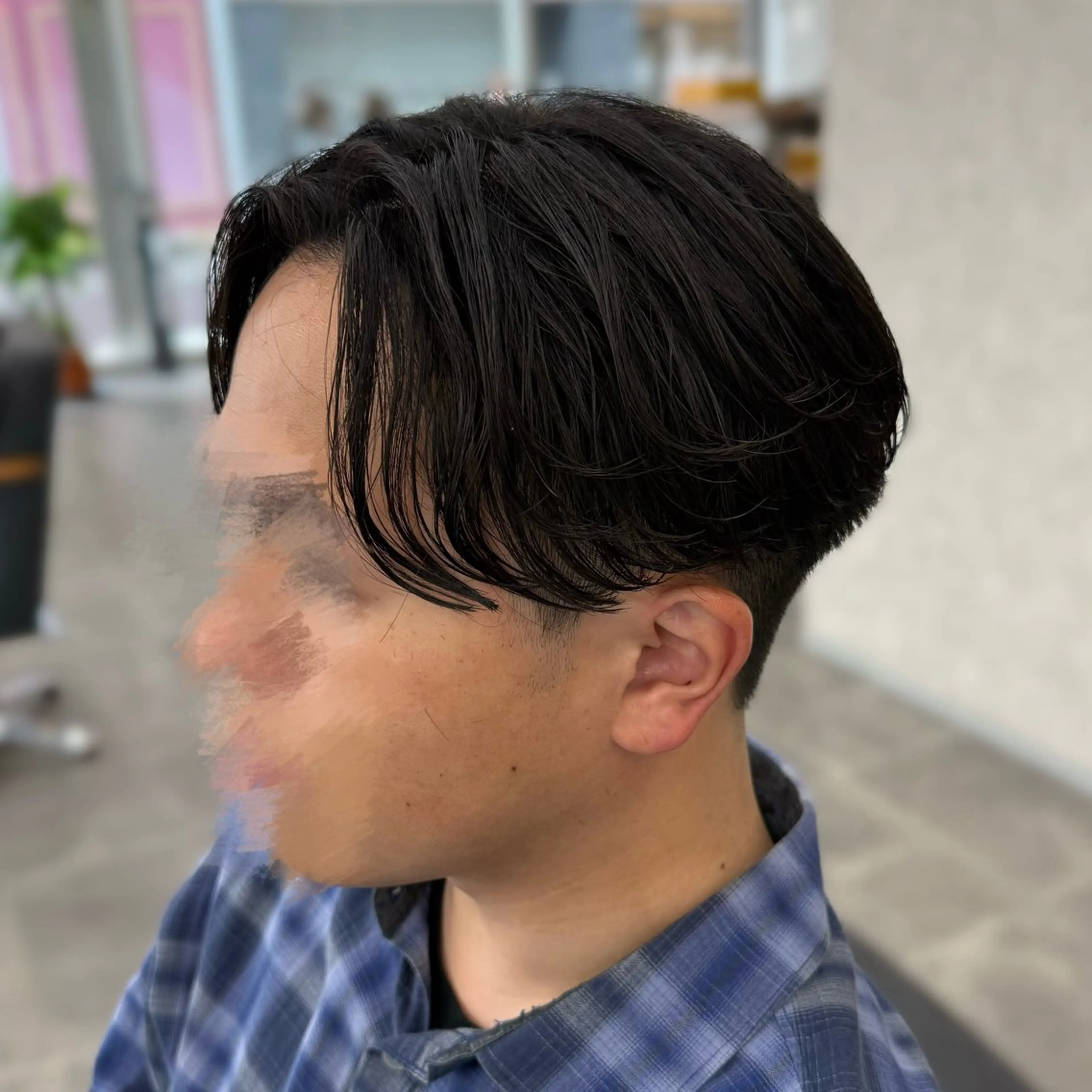 パーマ メンズ センターパート メンズパーマ ニュアンスパーマ パーマ  楓🍁COQU ✂︎men's限定のヘアスタイル