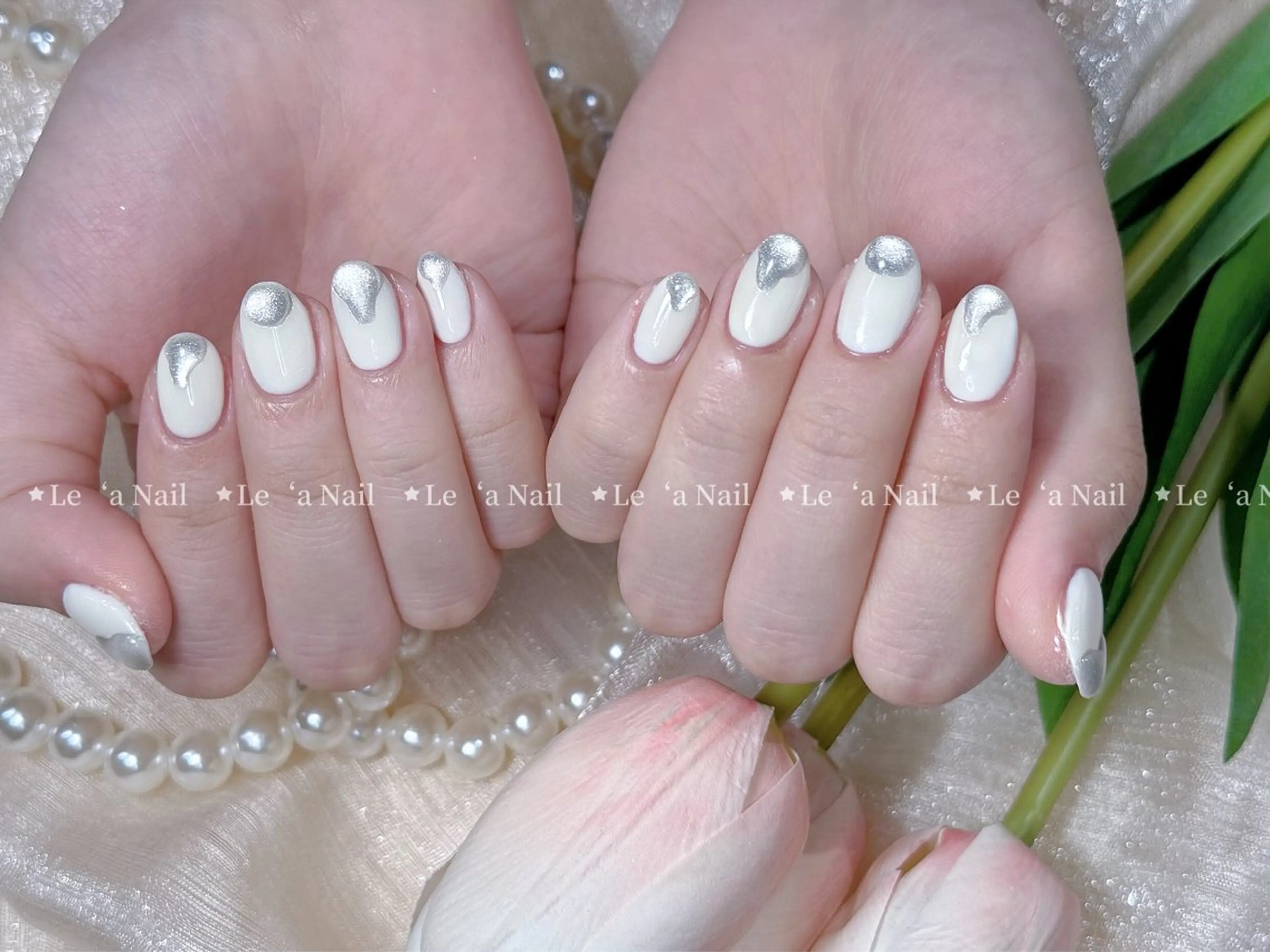 ネイル チークネイル フラッシュネイル フットネイル フレンチネイル ジェルネイル Luxe Nail Salonのネイルデザイン