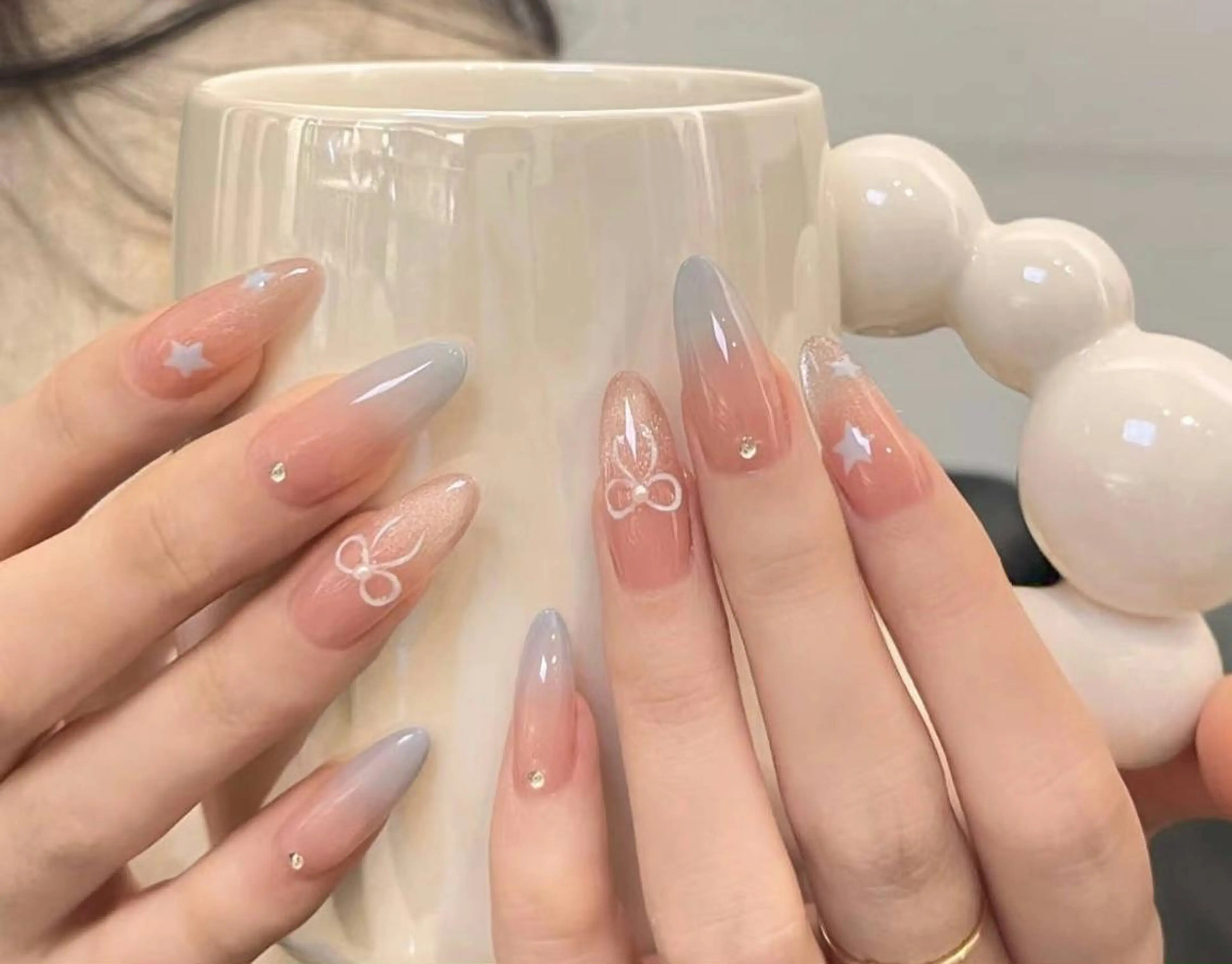 ネイル ハンドネイル By moonネイル 🌷ワンホン/韓国風のネイルデザイン