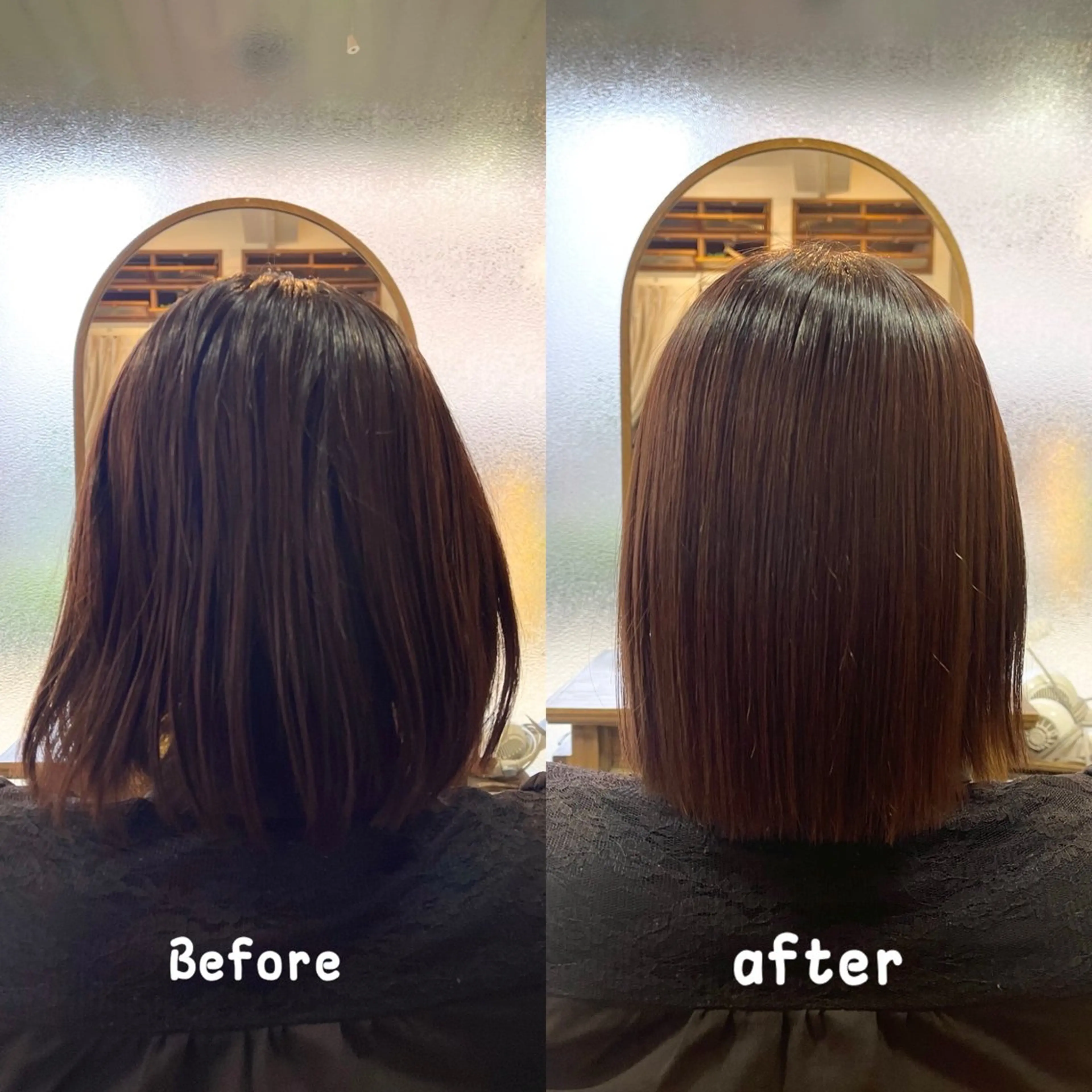 ミディアム カット トリートメント 髪質改善ストレート✨ M.MIWAのヘアスタイル