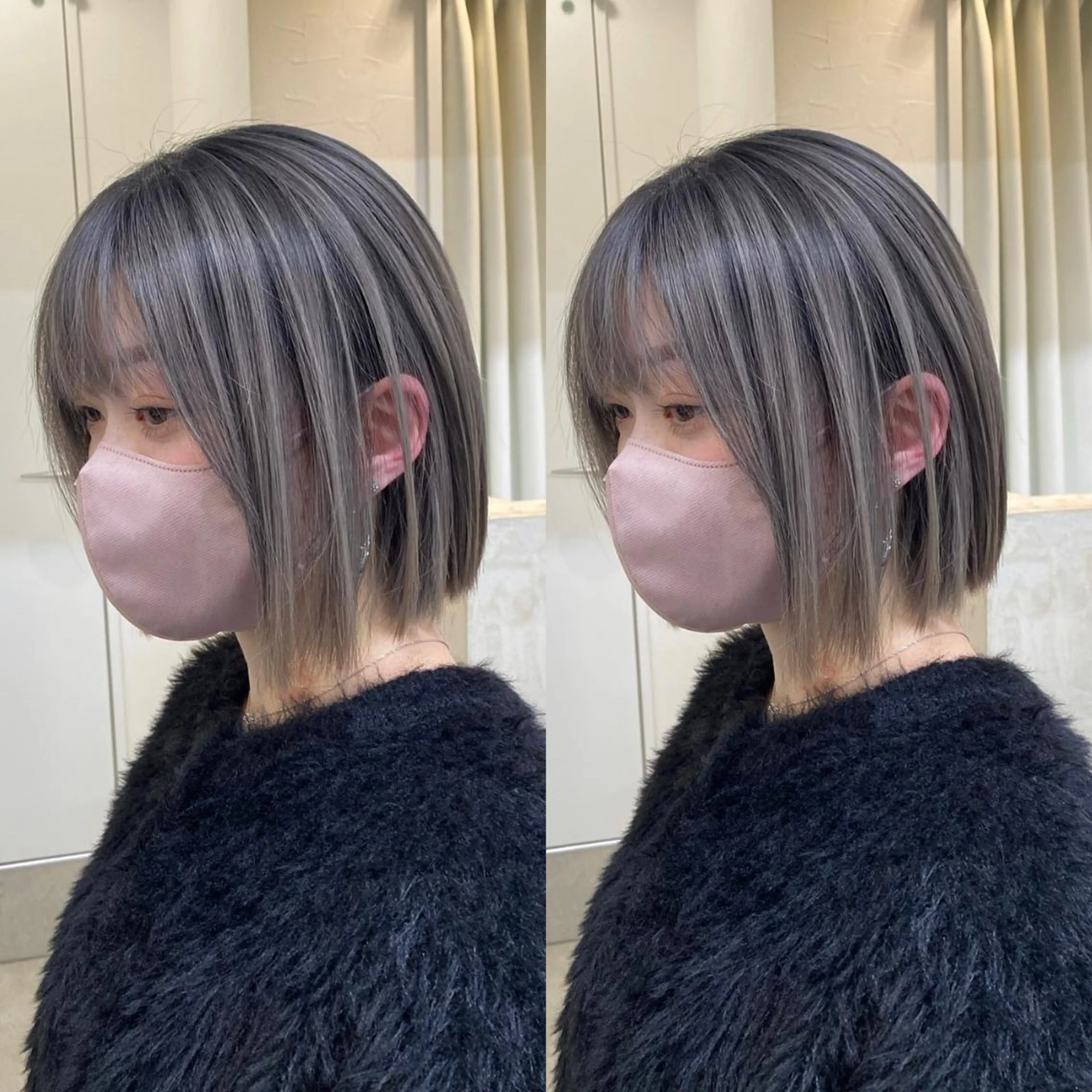 ショート カラー ヘアアレンジ ネイル マツエク・マツパ アイブロウ カット ヘアカラー ハイライト、レイヤー カット/西梅田/中西のヘアスタイル